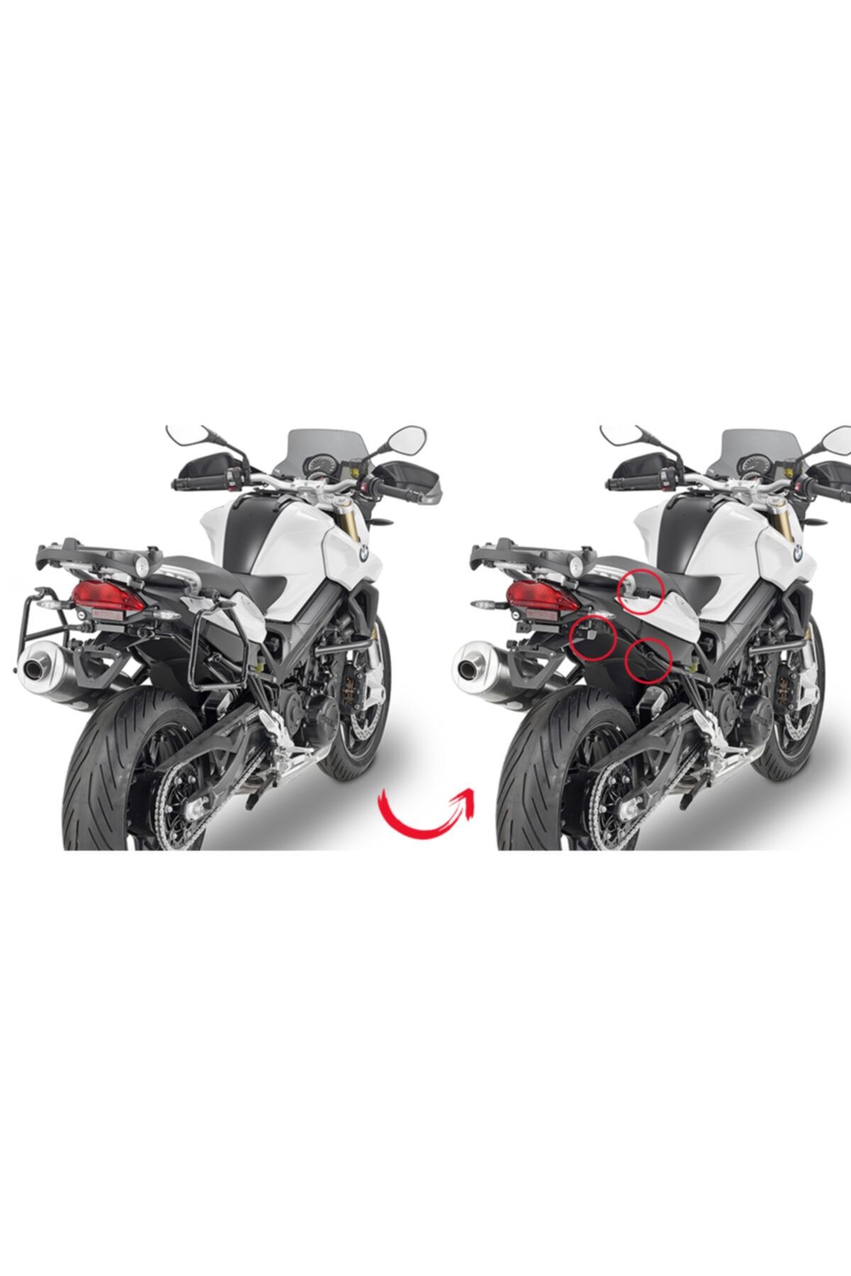 Bmw f800gt store side cases