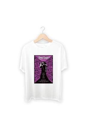 Unisex Beyaz Deep Purple T-shirt TS1236006