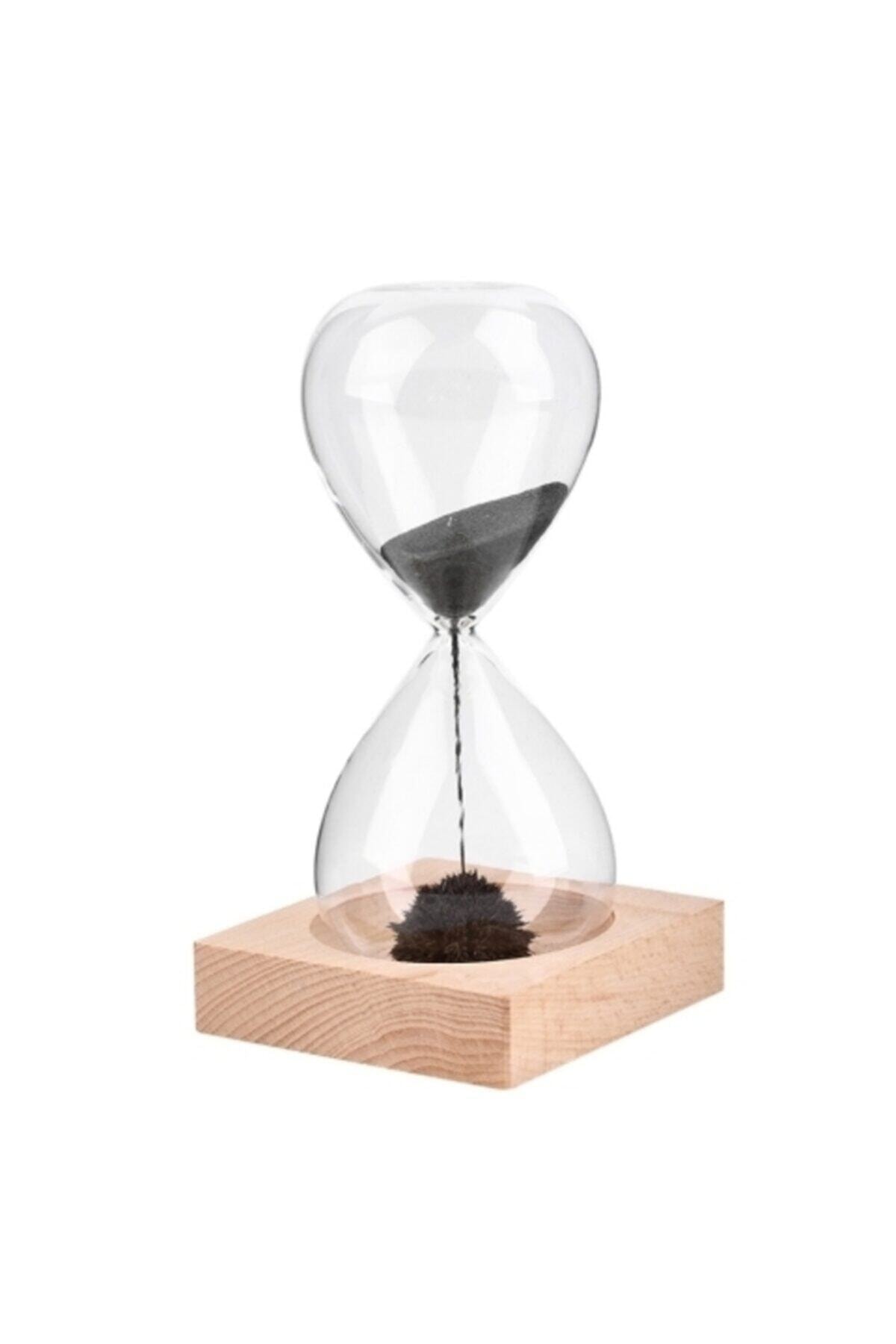 Genel Markalar Dekoratif Mıknatıslı Mnayetik Ahşap Kum Saati 9324SERI