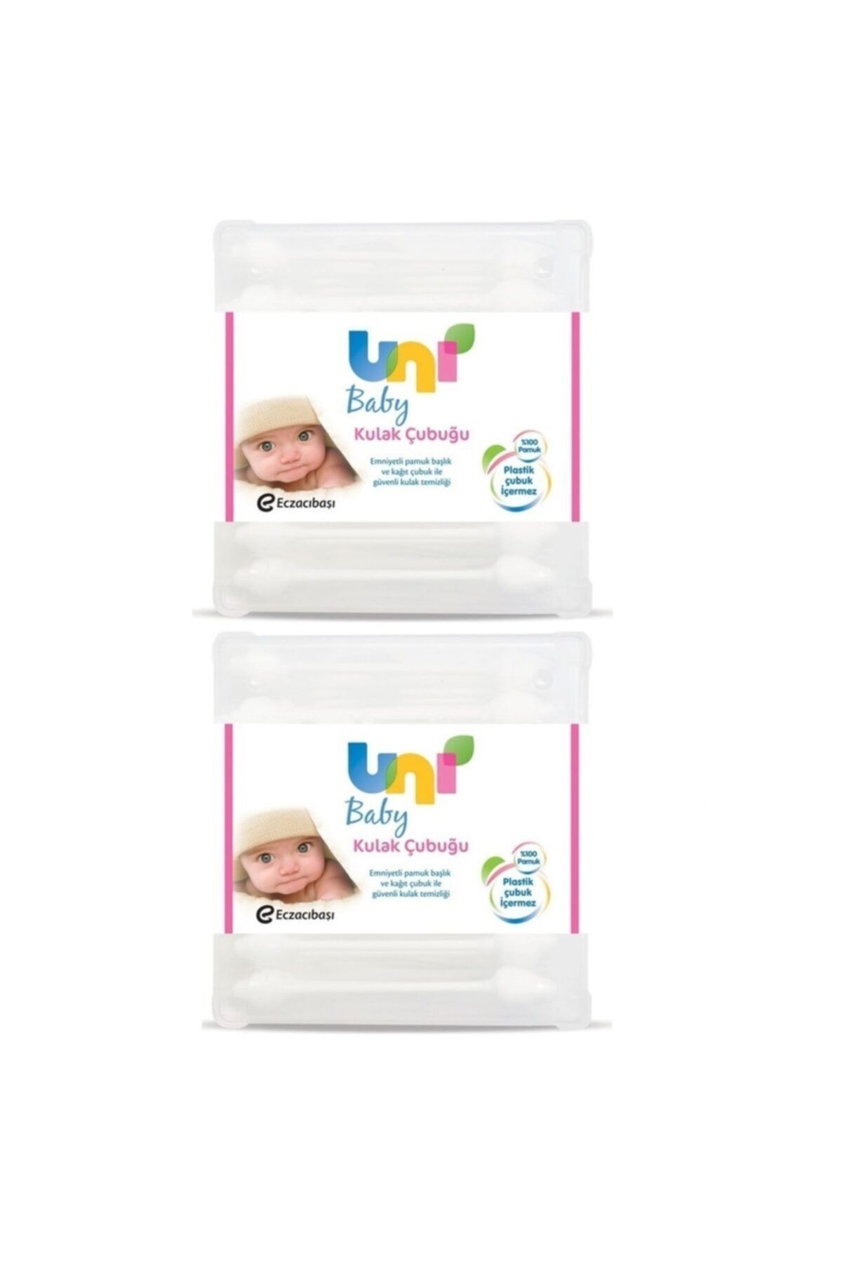 Uni Baby Kulak Çubuğu / 60 Lı X 2 Adet