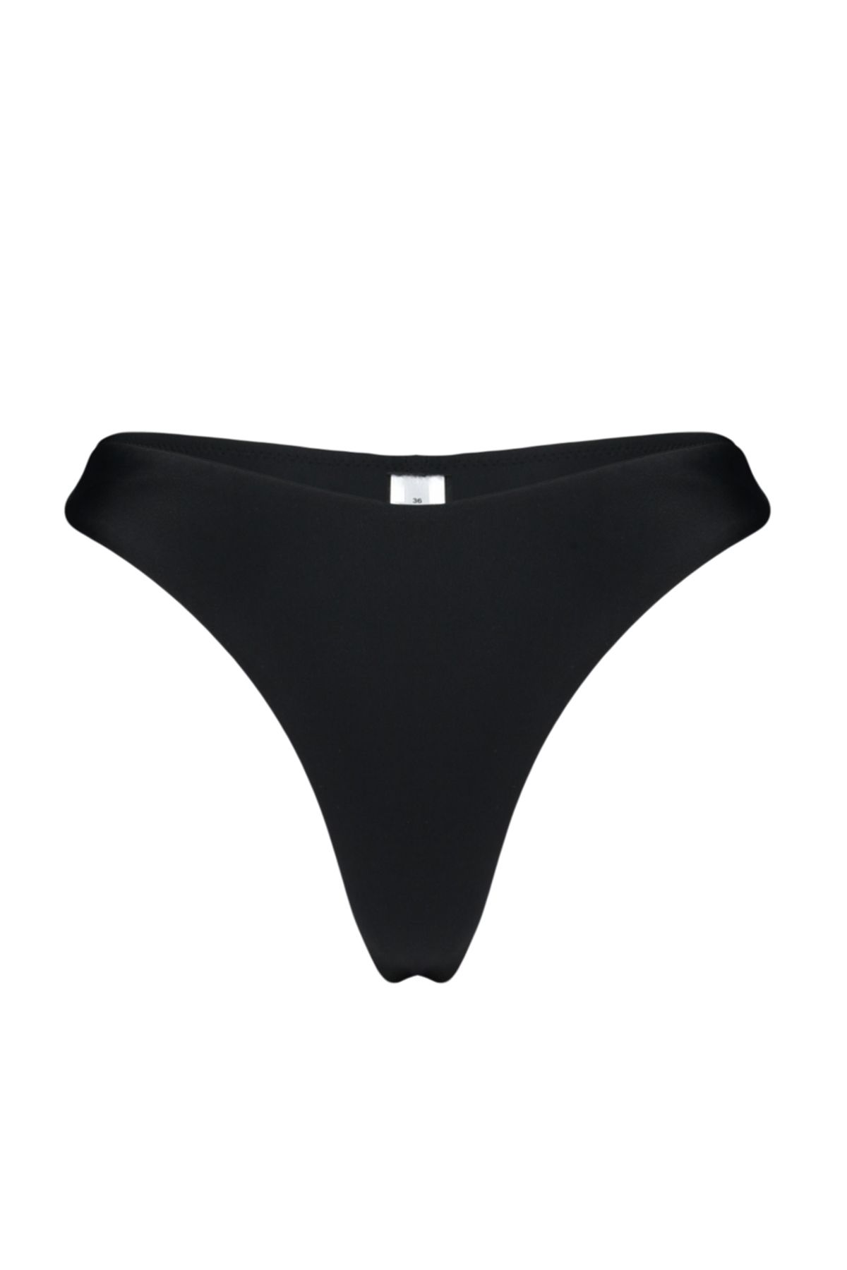 Trendyol Collection-TBESS24BA00130 Μοντέλο Μαύρο στρινγκ μπικίνι κάτω 5