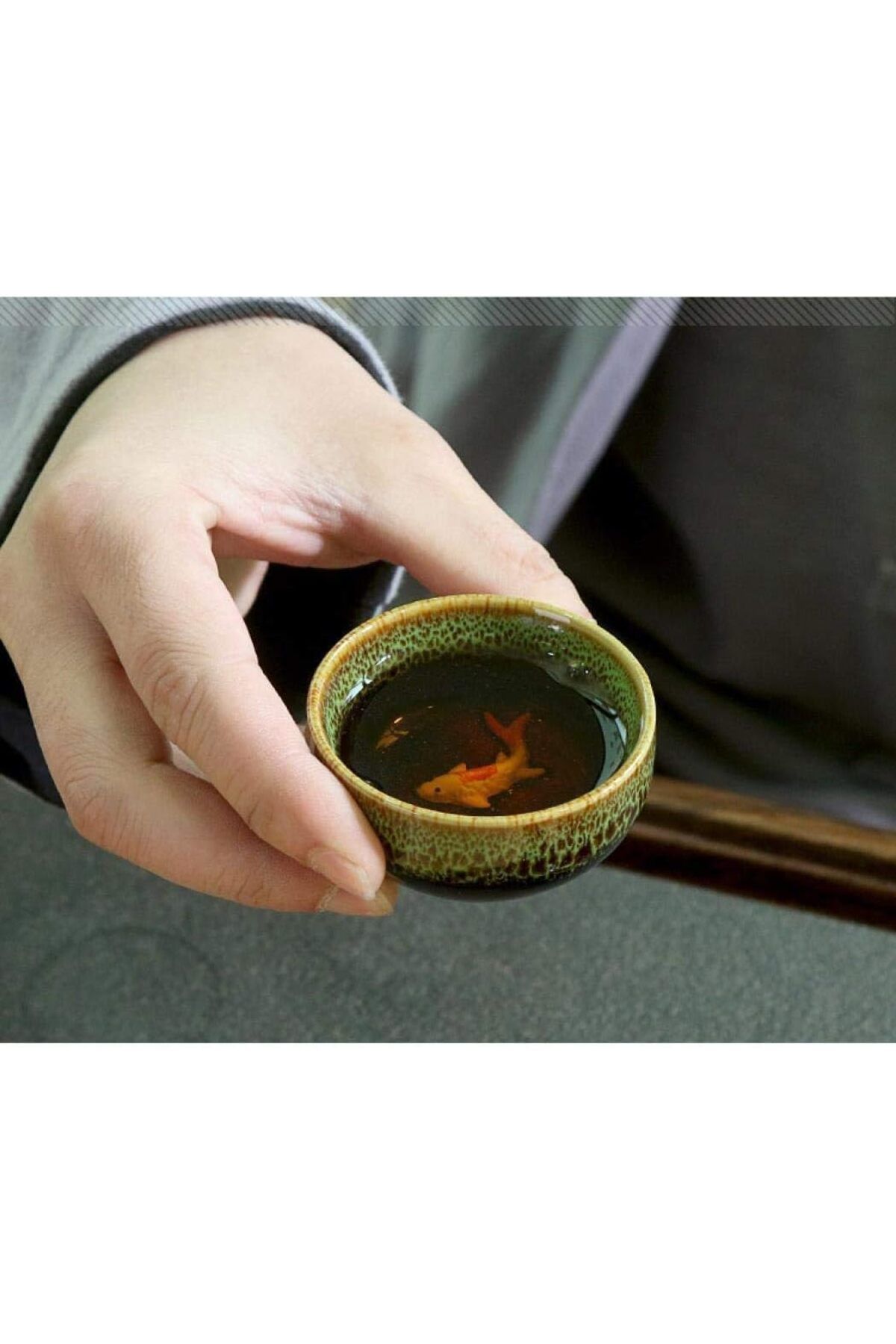 Çaydanlık ve Fincan Takımı, Kung Fu Çay Seti, Çin ve Japon Retro El Yapımı - 4