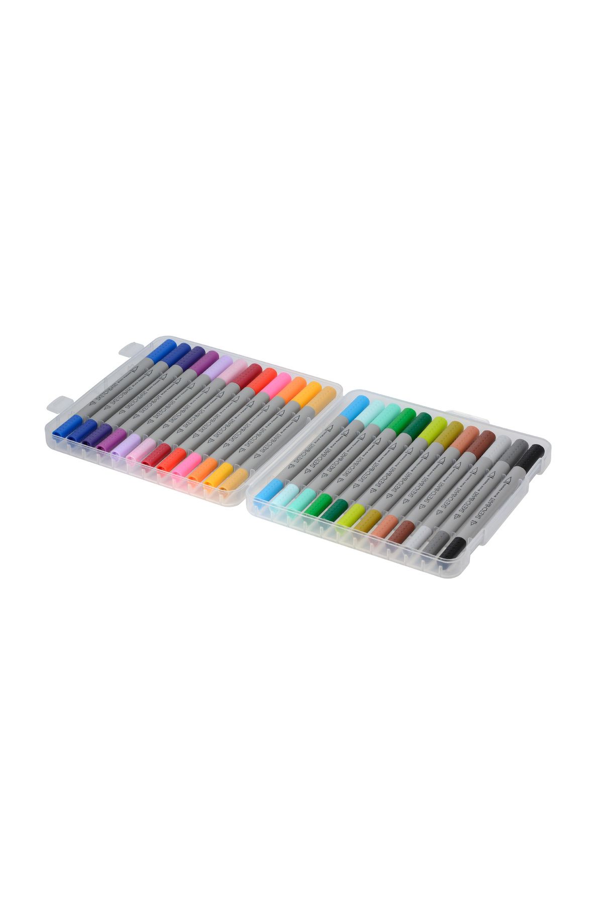 Bruno Visconti-SKETCH&ART Double Sided Brush Pen and Fineliner (Brush tip + Fine Tip) 24 Colors 2