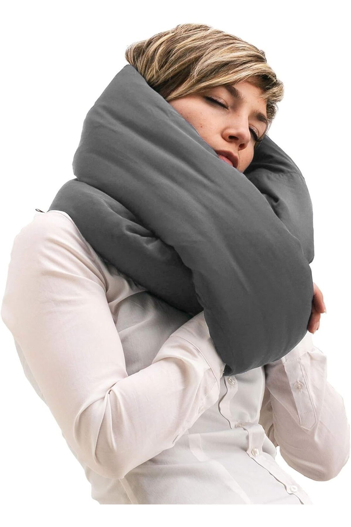 Huzi Store Versatile Comfort Infinity Travel Pillow For Sleeping Soft Scarf Neck Support Trendyol