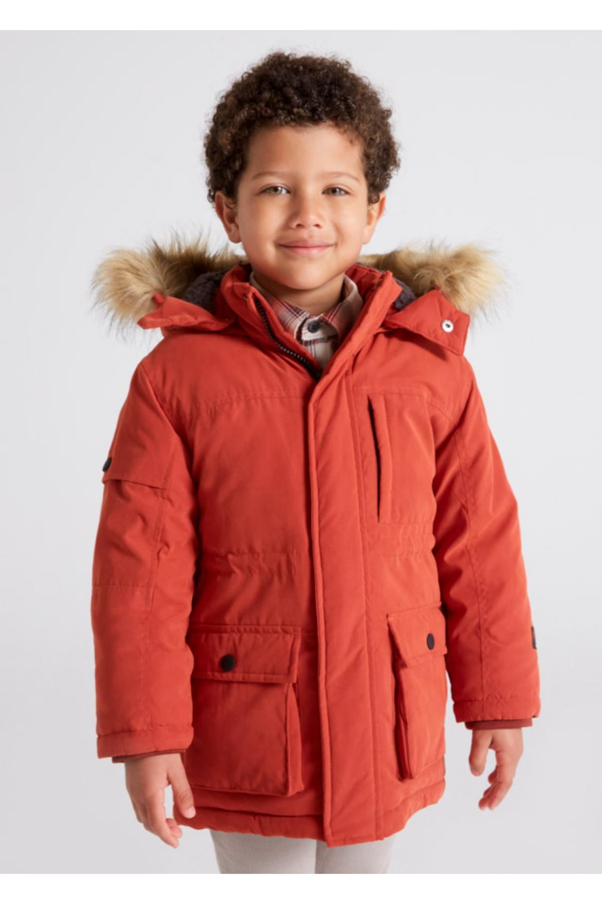 Boys fur parka 2025