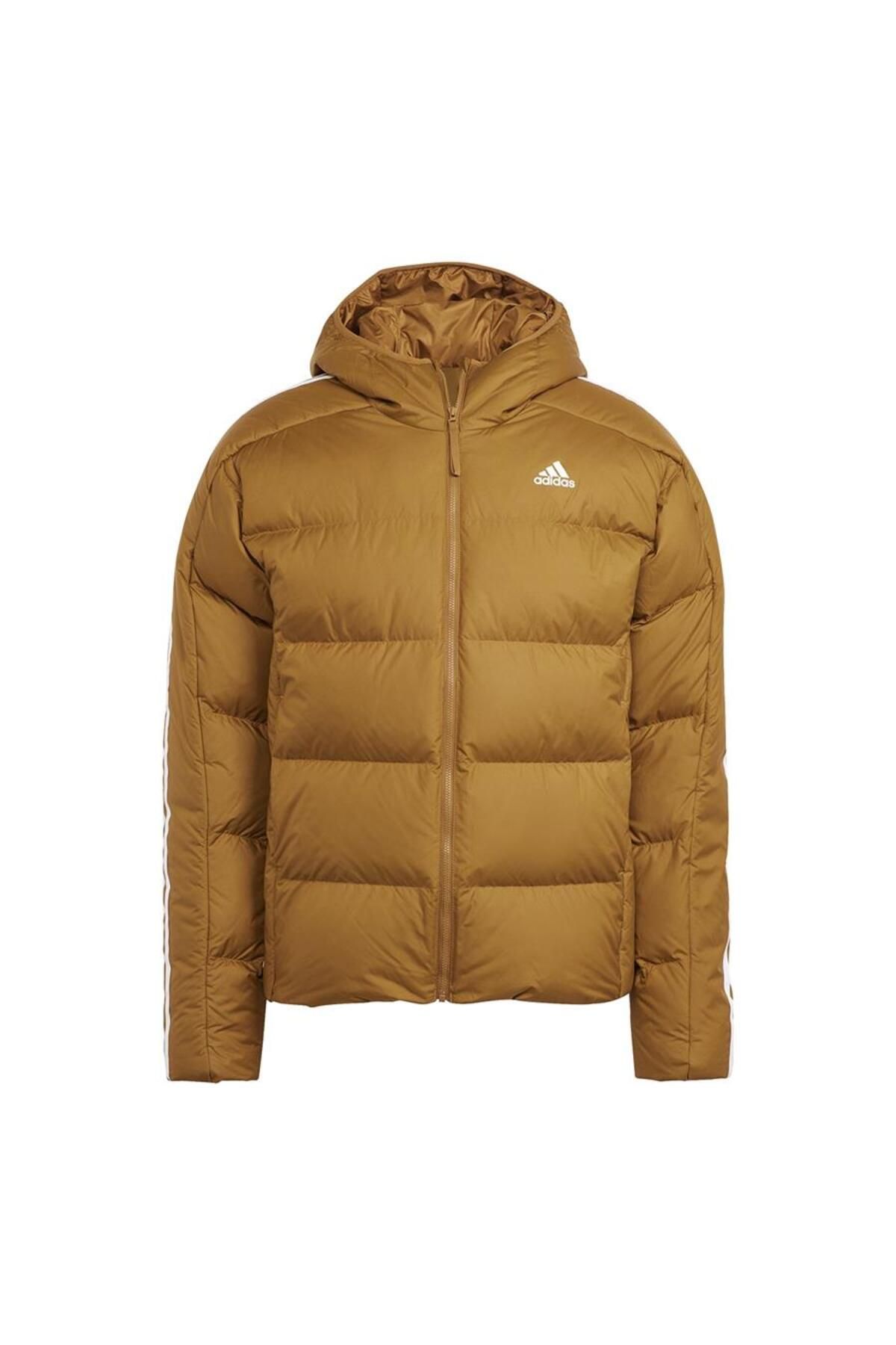 adidas Winter Jacket Brown Regular fit Trendyol