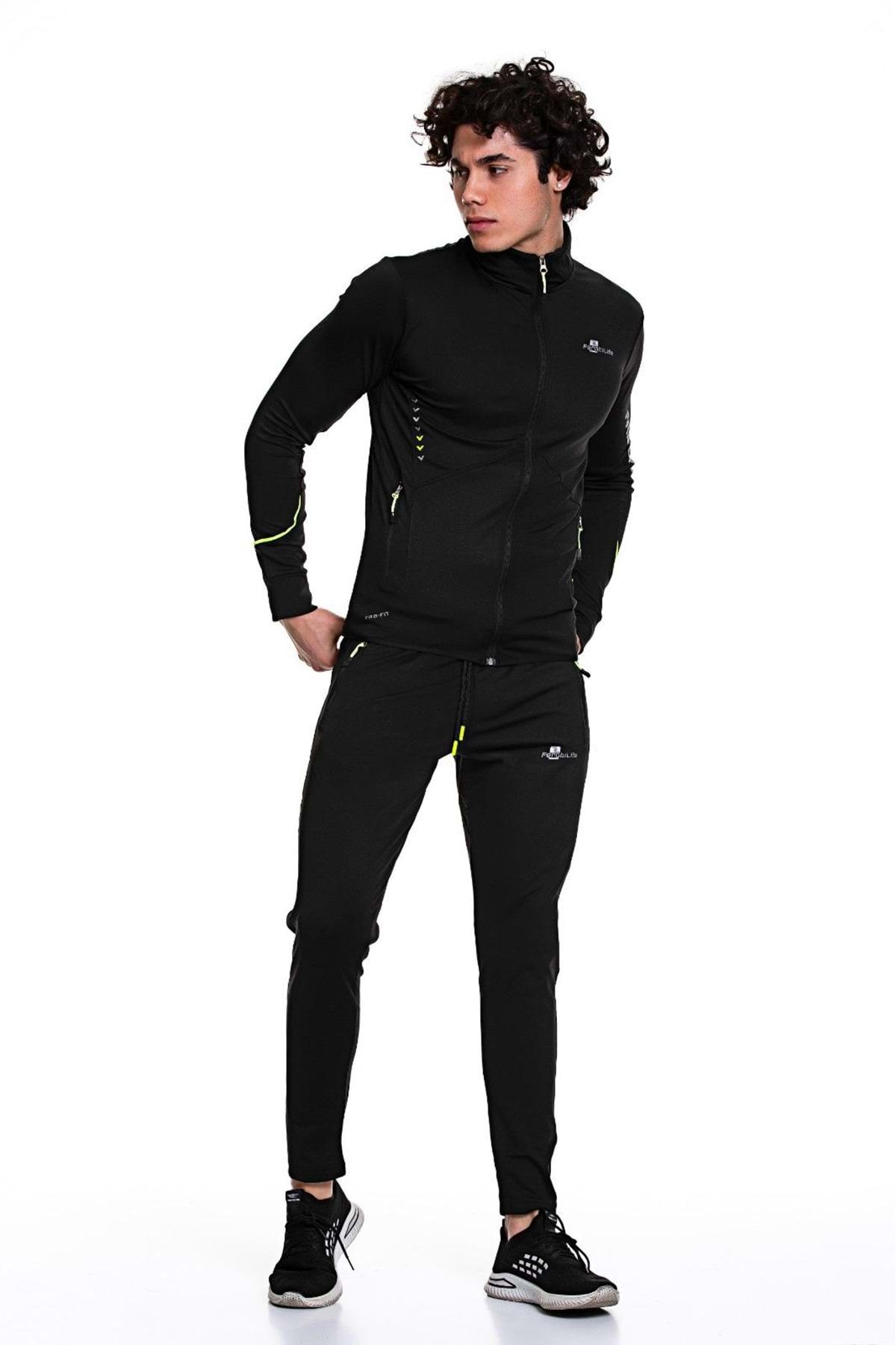 Tracksuit clearance men black