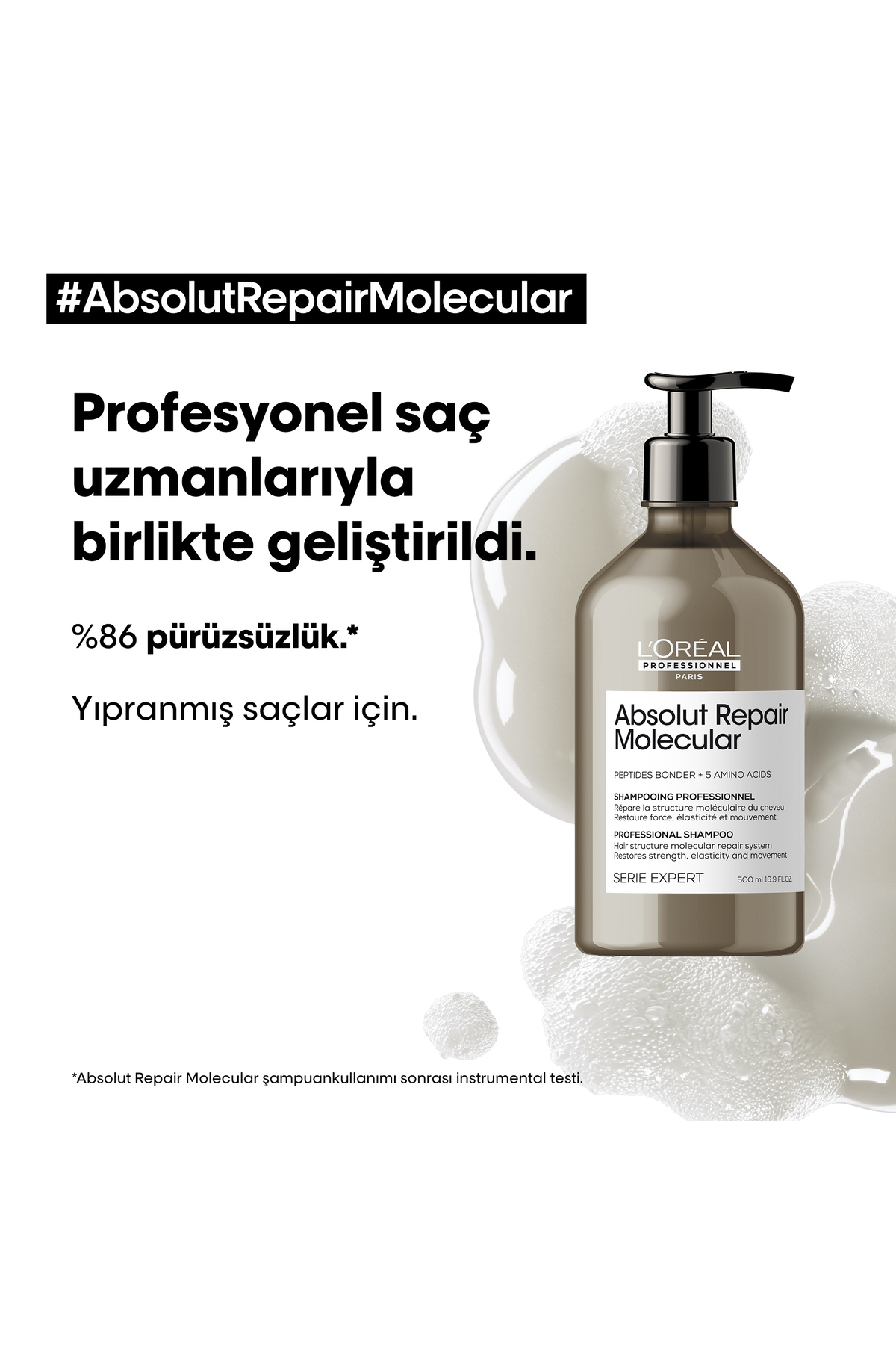 L'oreal Professionnel ABSOLUT REPAIR MOLECULAR-TÜM YIPRANMIŞ SAÇ