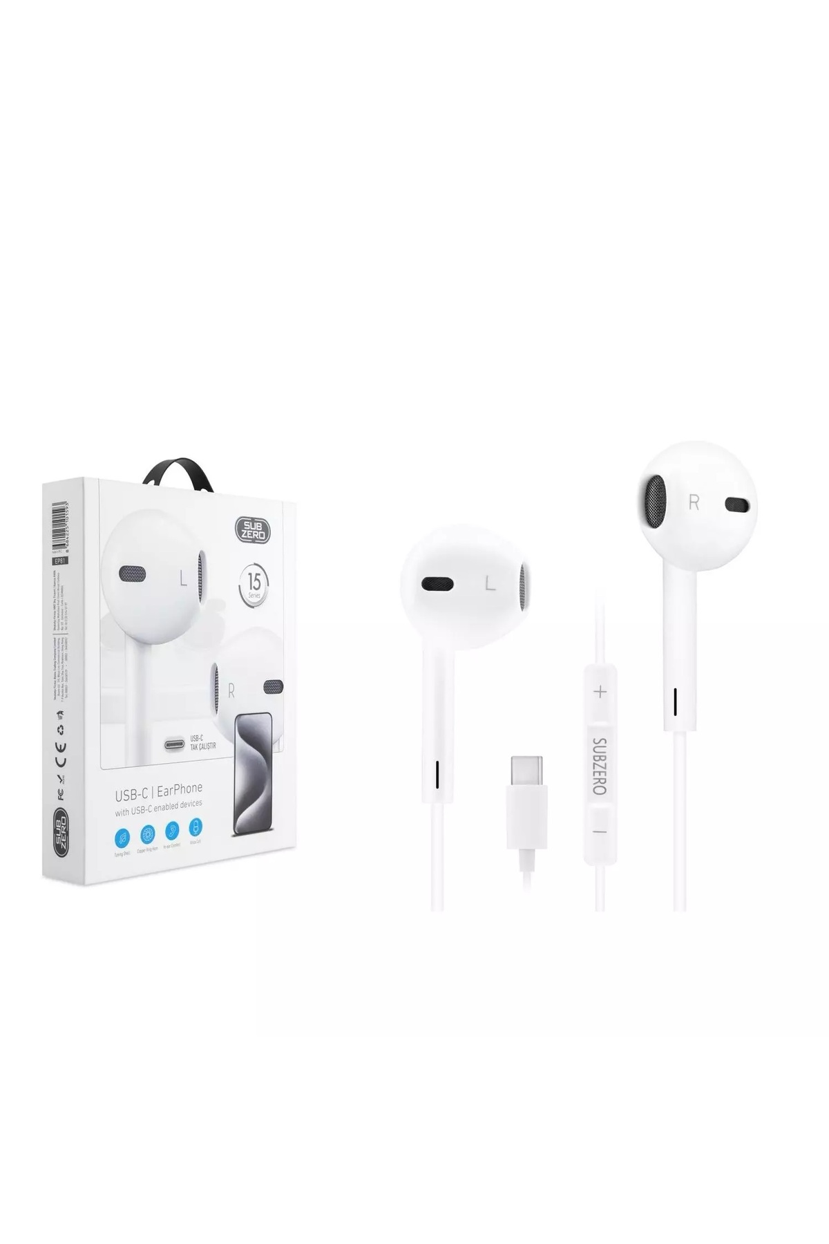 Subzero Innovar Ep81 Type-c Girişli Iphone15 Uyumlu Tak Çalıştır