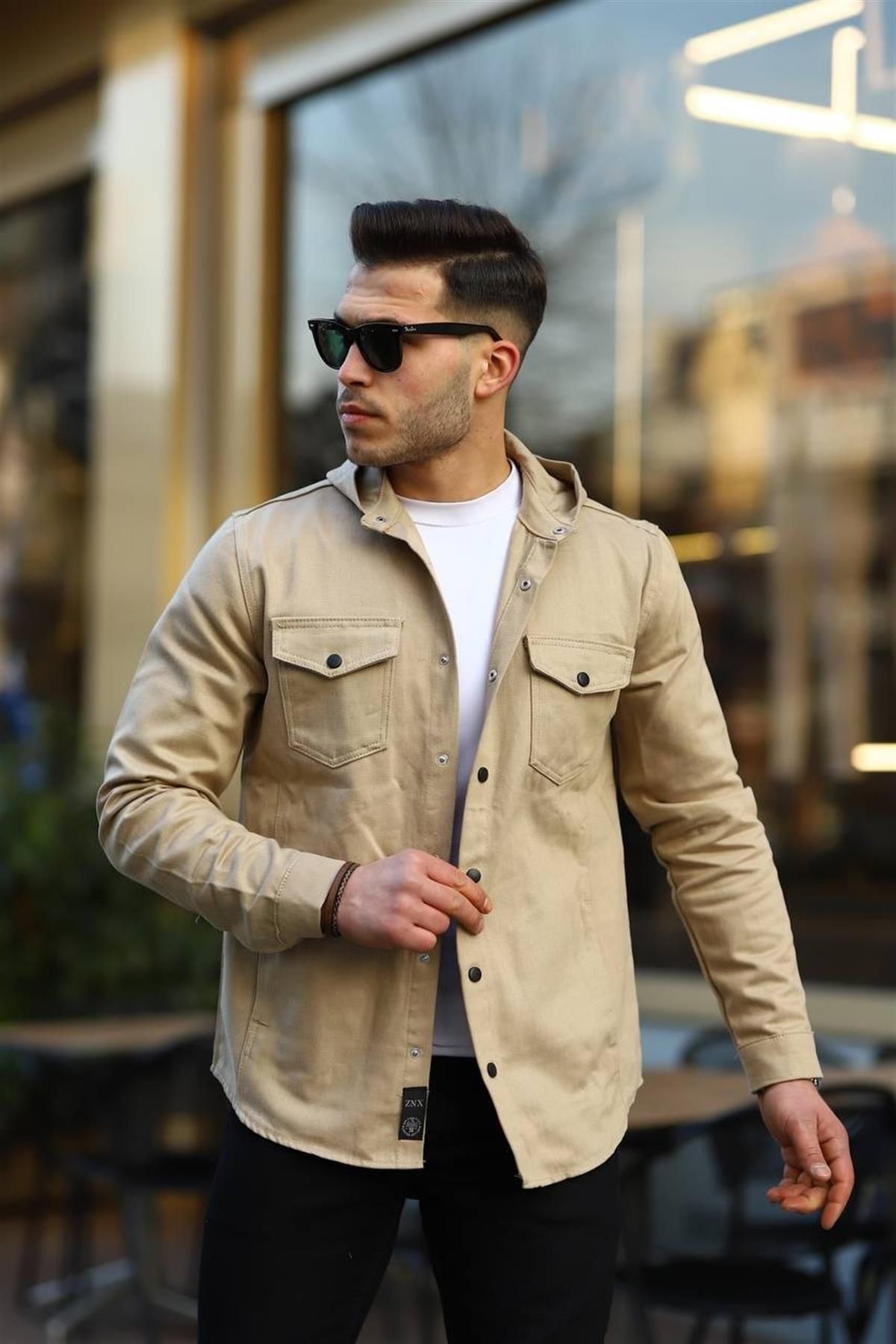 Denim 2025 jacket beige