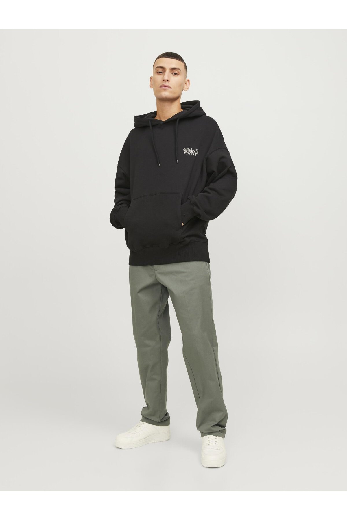 شلوار مردانه سبز Jack & Jones | 12253083 اورجینال - تصویر 3