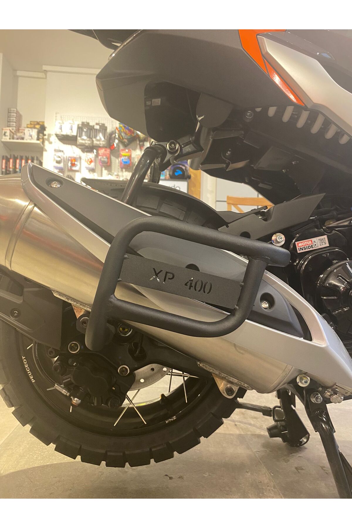 CEM MOTORBİKE Peugeot XP 400 Egzoz Koruma Demiri