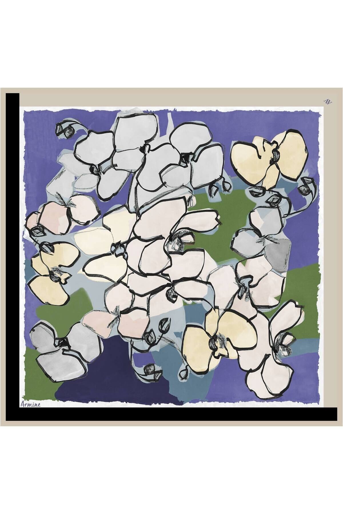 روسری زنانه آرمینه | E23YA8914D02 Armine - Image 6