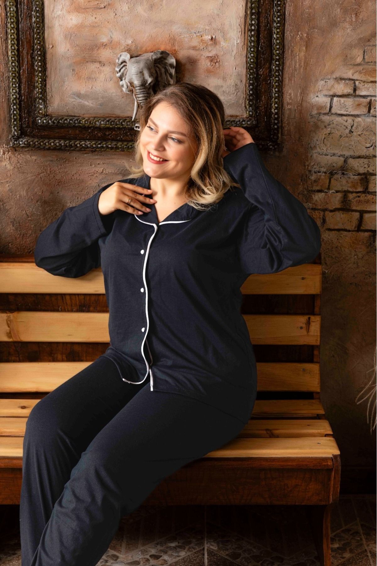Solid color 2025 pajama sets