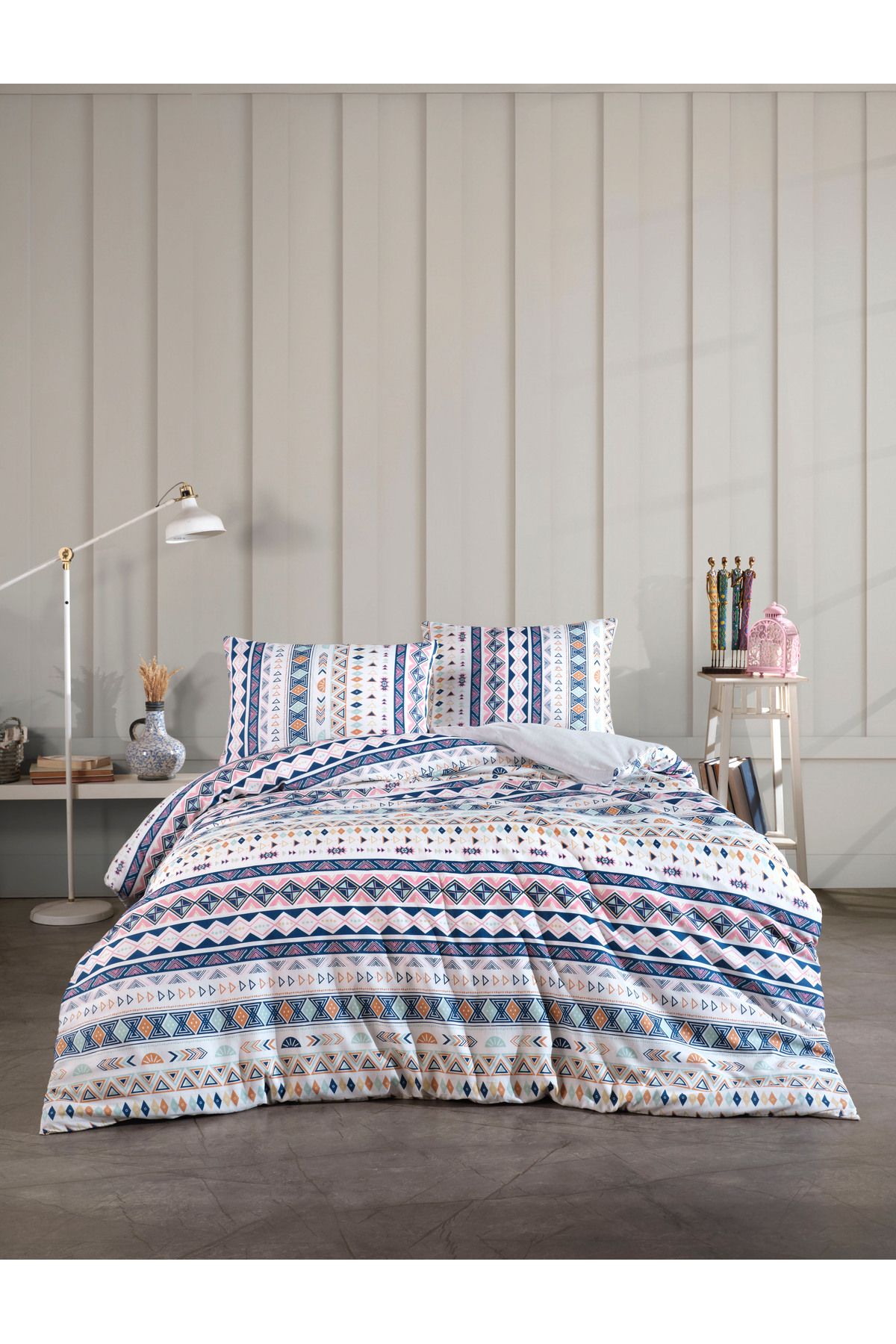 üntaş-Life Double Sided Pyramid Single Duvet Cover Set Pyramitstek 1