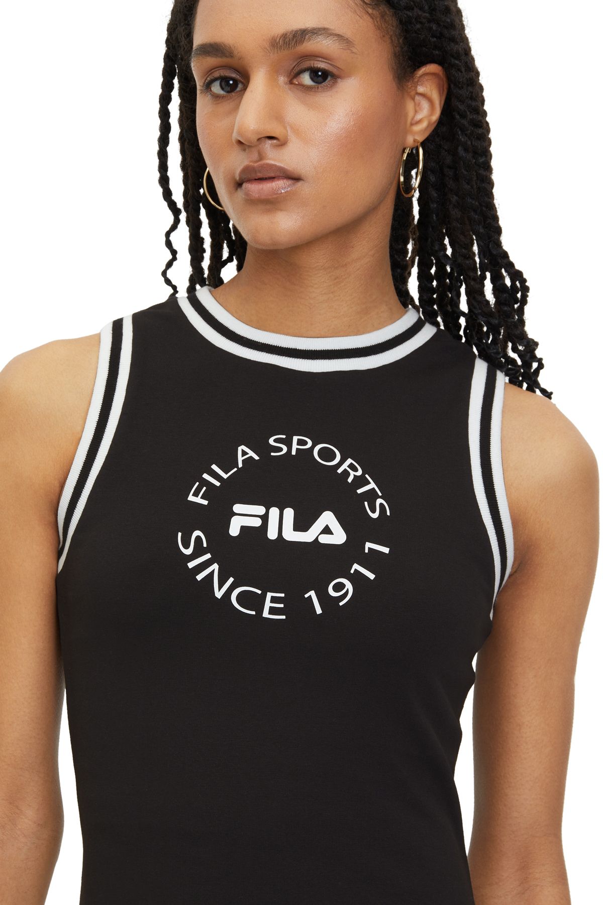 Fila-Kleid Damen/Mädchen Schwarz 5