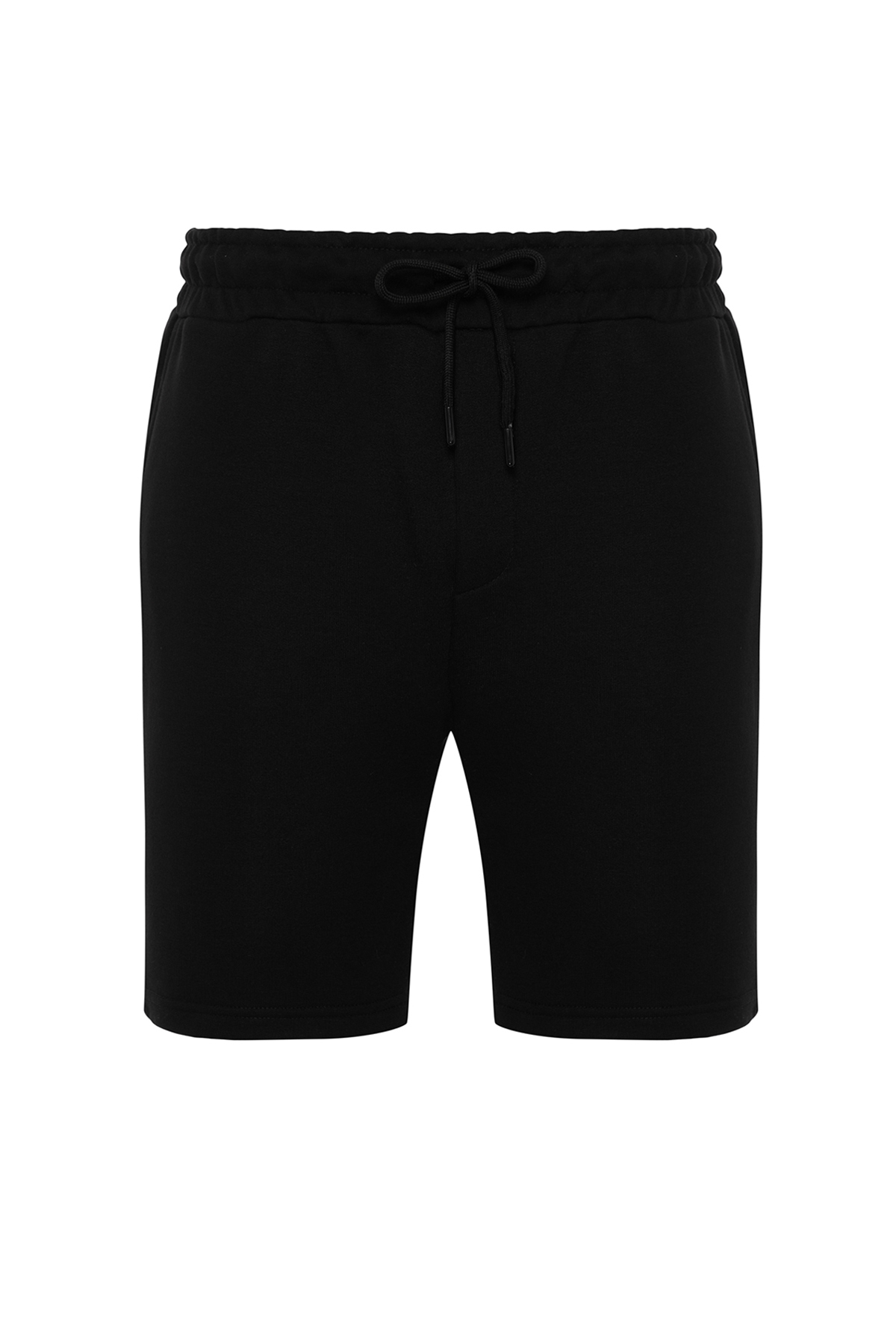 Trendyolmilla  Siyah Regular/Normal Kesim Basic Şort TMNSS24SR00026 - Görsel 6
