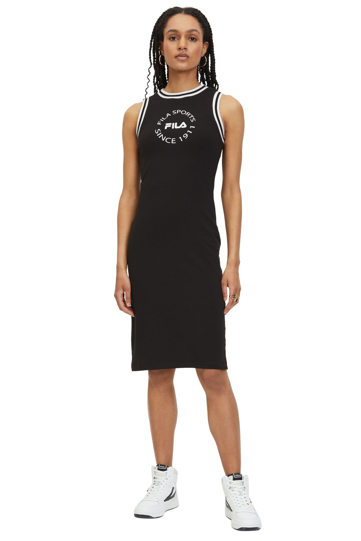 Fila-Kleid Damen/Mädchen Schwarz 3