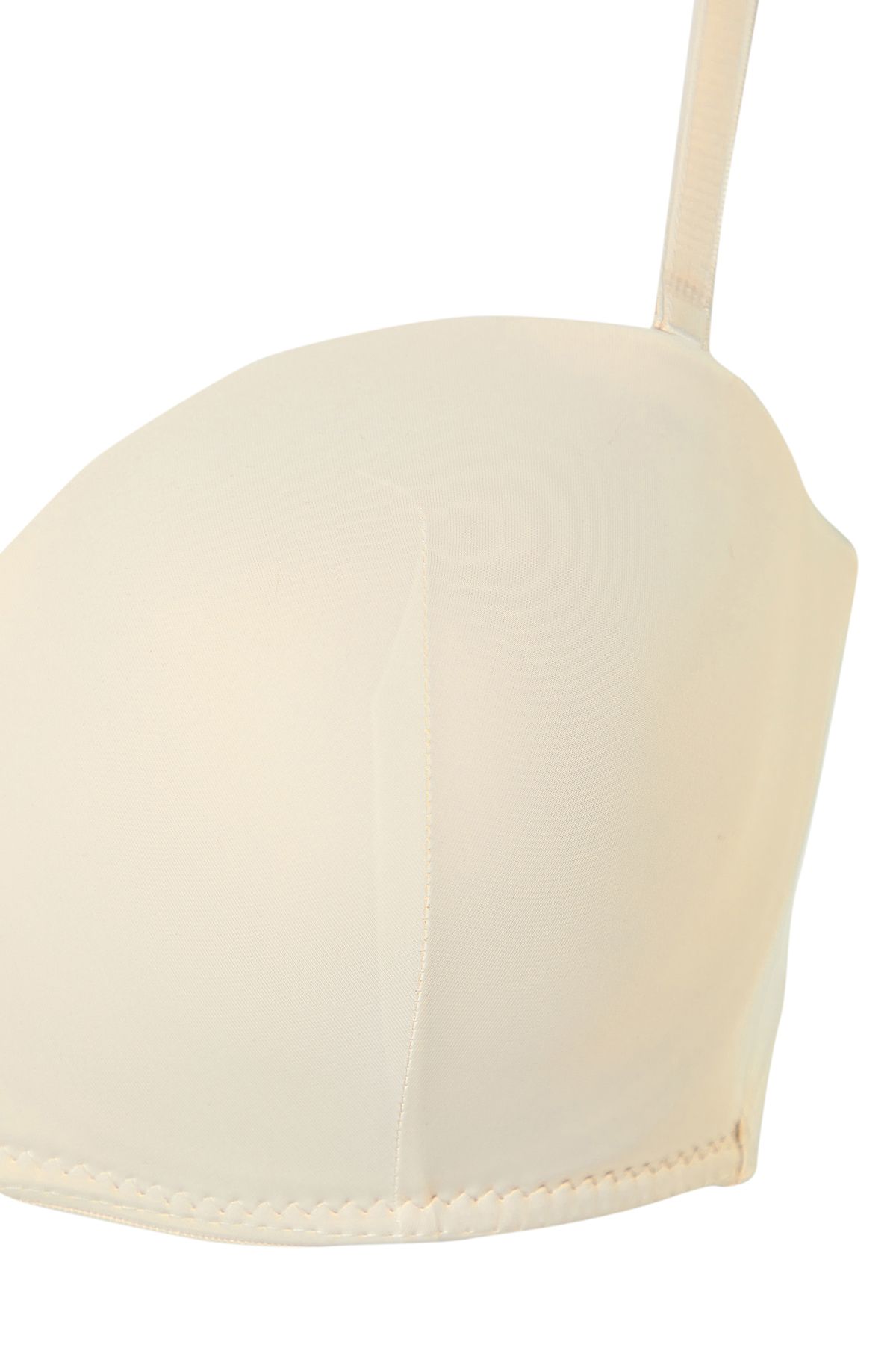 Trendyol Collection-Schwarz-Haut 2er-Pack String Strap Ungefüllter All-Cup Trägerloser Strick-BH THMSS21SU0141 9