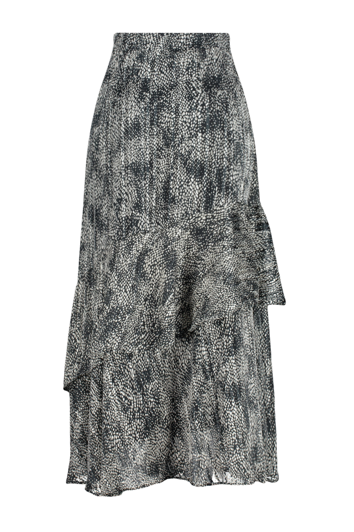 Trendyolmilla  Siyah Animal Desenli Astarlı Dokuma Etek TCTAW24EE00020 - Görsel 8