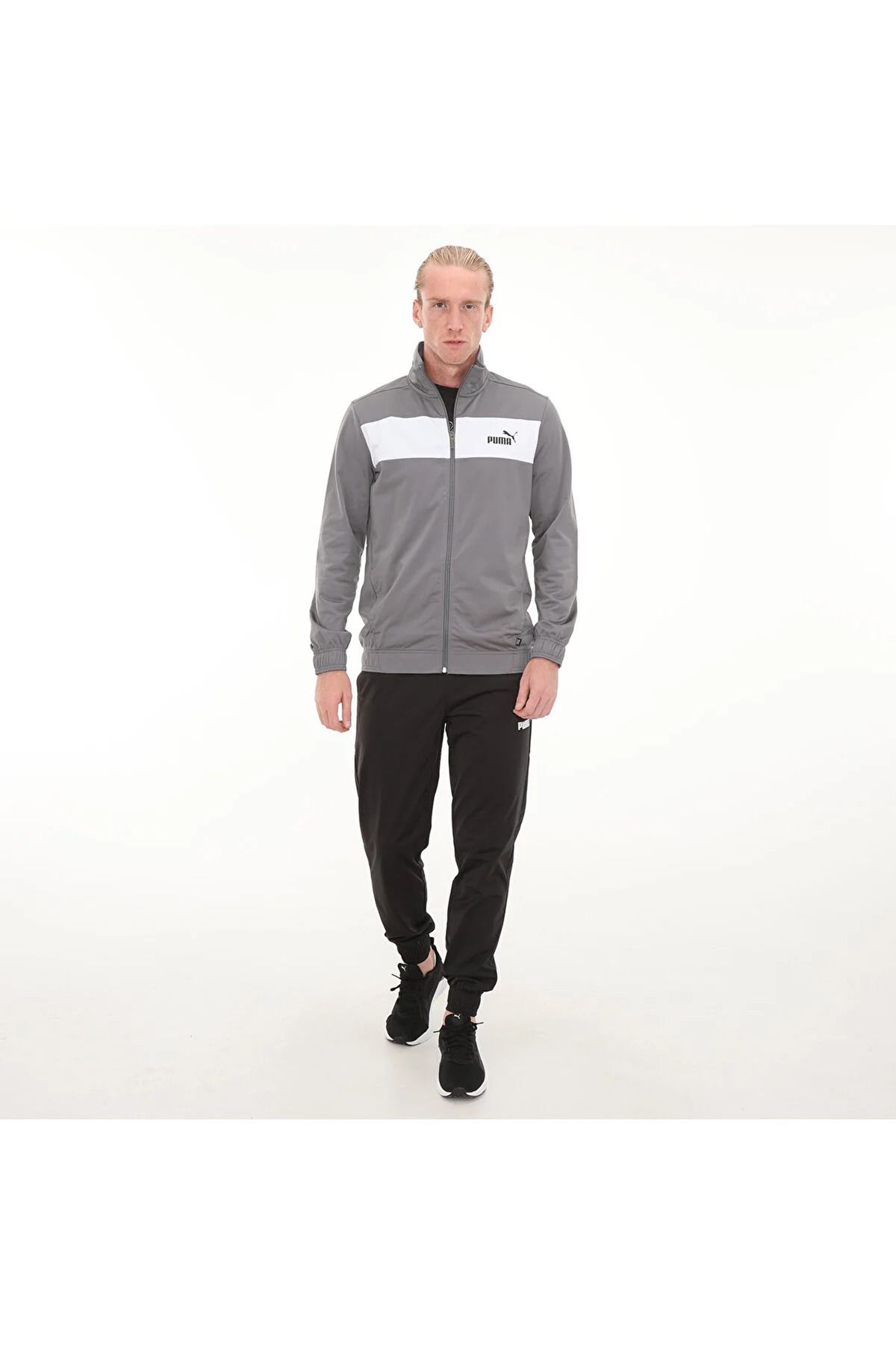 Puma trainingsanzug herren grau deals
