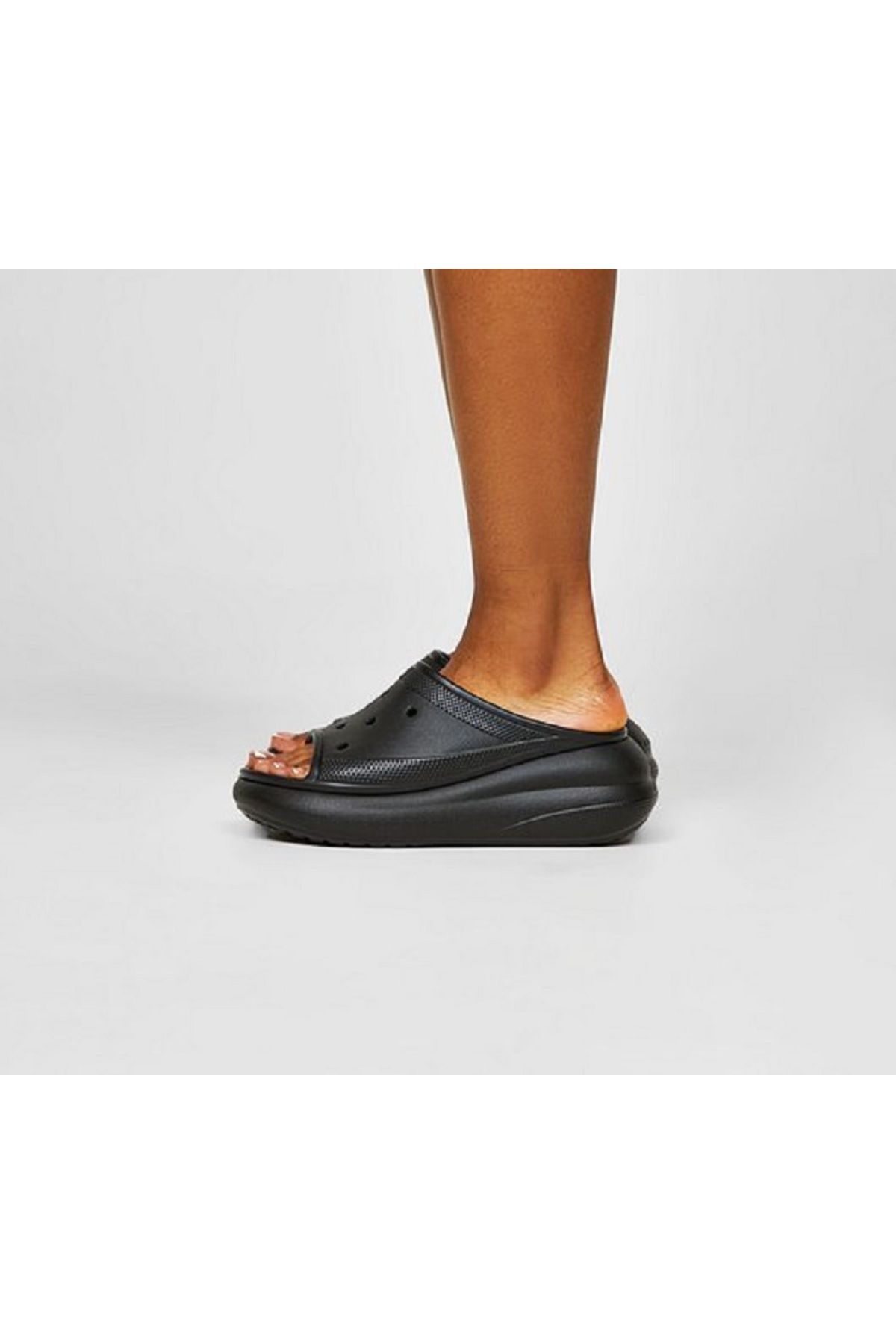 Crocs Crush Slide black noir Kad n Ayakkab
