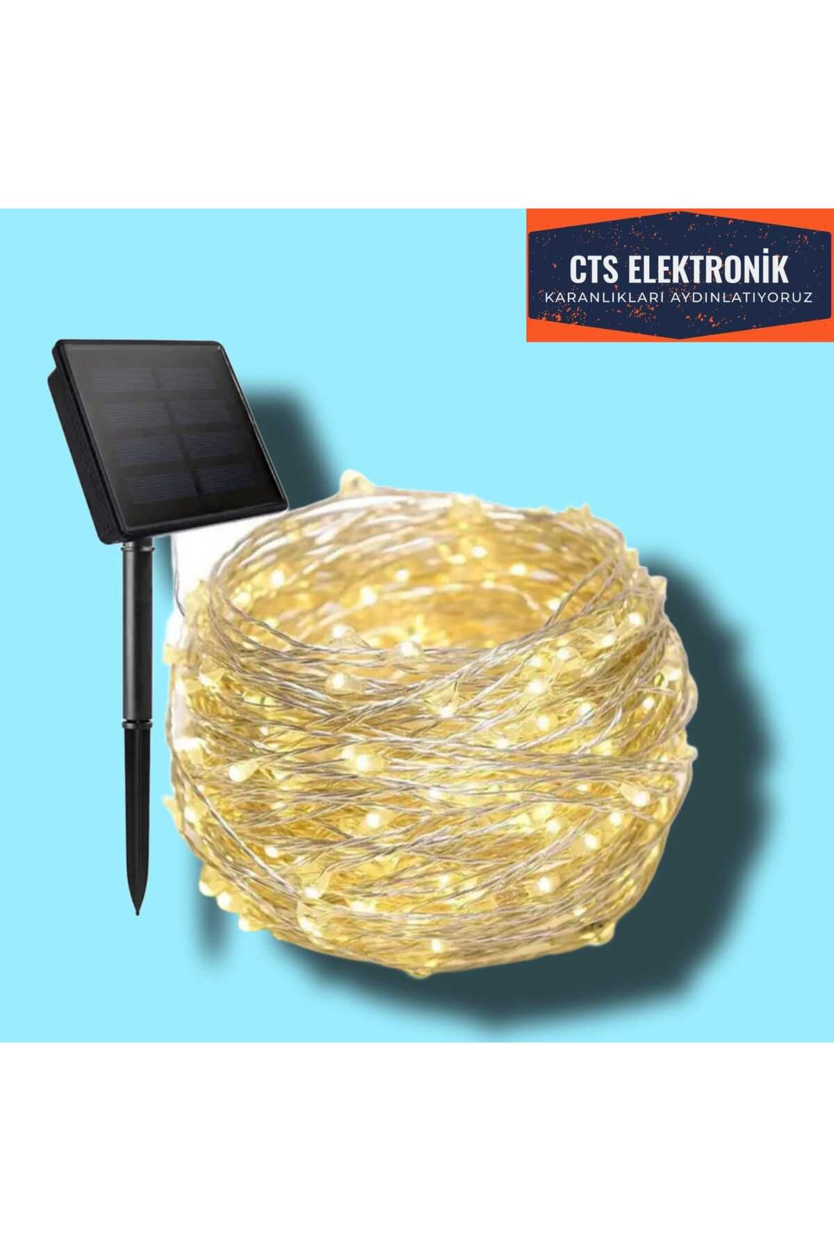 CTS ENERJİ SİSTEMLERİ SOLAR ŞERİT LED BAHÇE/ 5 METRE /50 LEDLİ