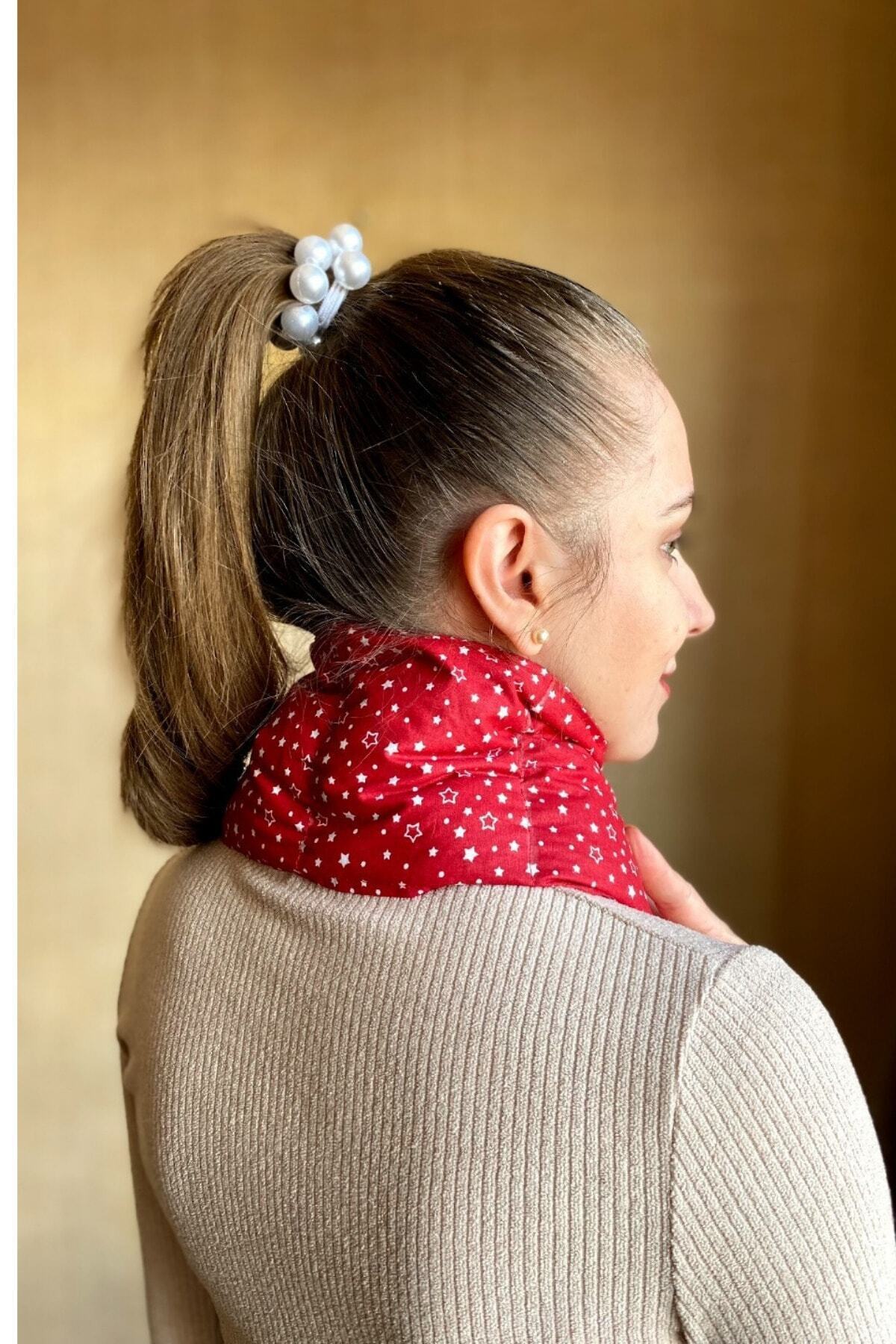 LAPENTA Mikrodalga Kiraz Çekirdeği Yastığı | Joker | Kırmızı | Kiraz Çekirdekli