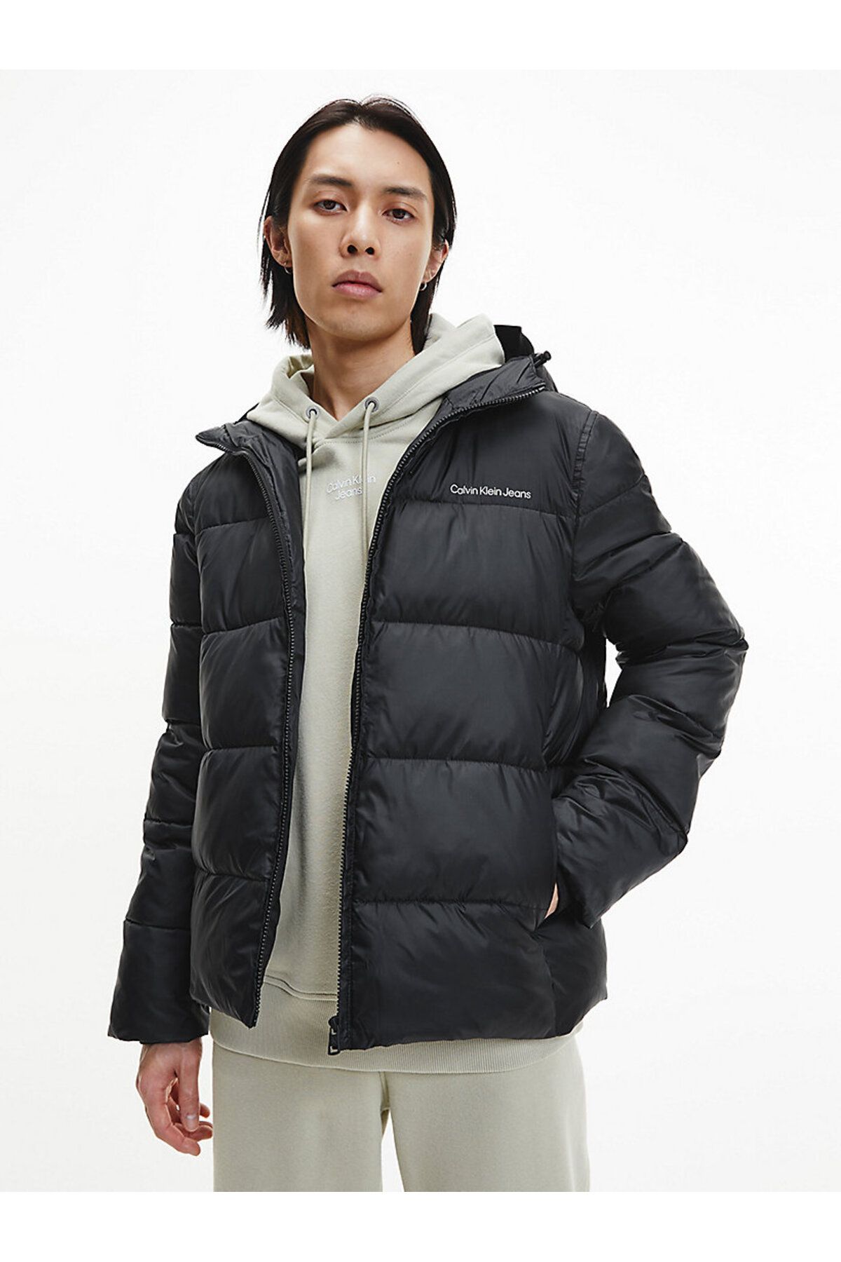 Calvin klein sale logo anorak