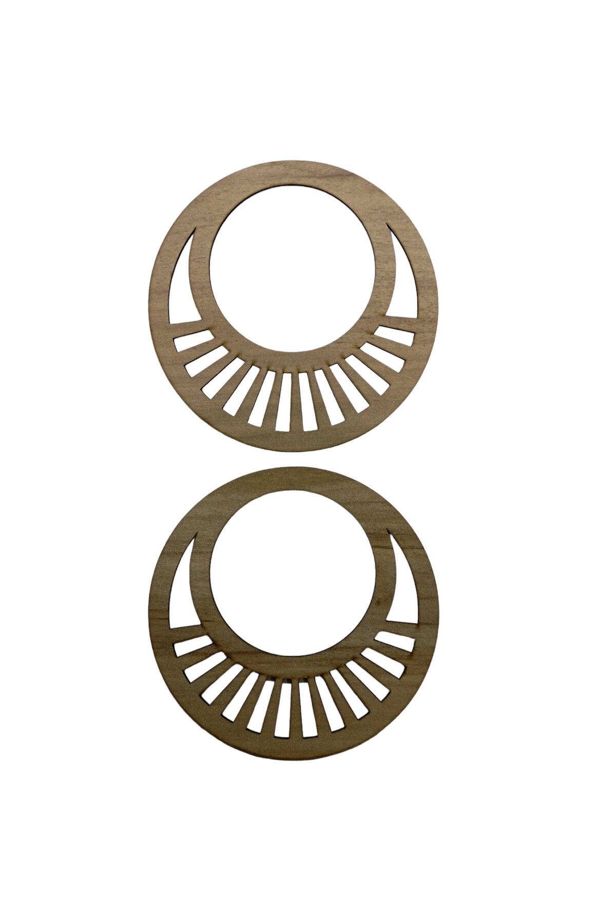 aladepo Ahşap Çanta Sapı Mdf Kulp Açık Meşe Zebra Desen  (1 Çift)