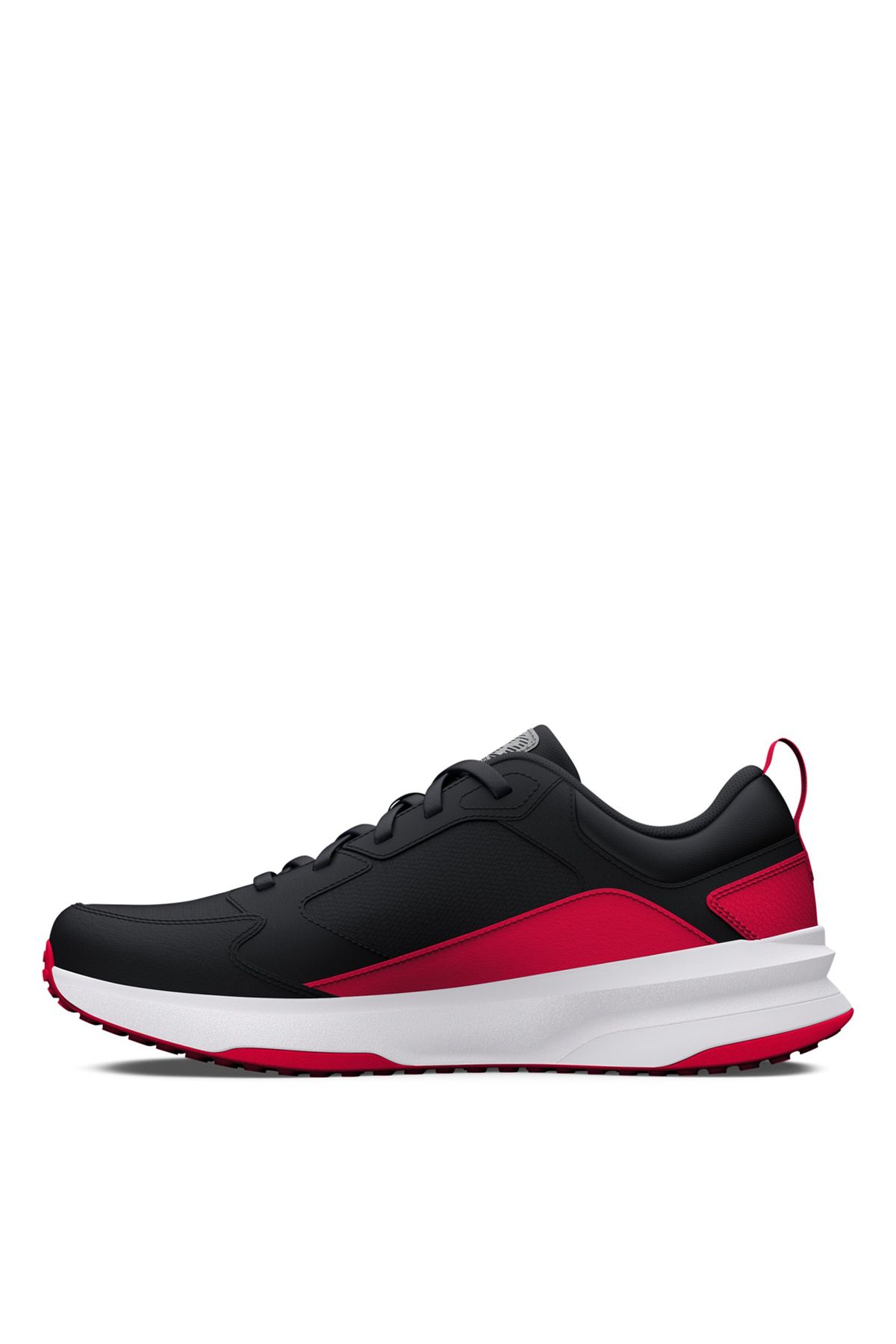 اسنیکر مشکی مردانه کفش های سبک زندگی چرمی سیاه 3026727 001 UA Edge Under Armour