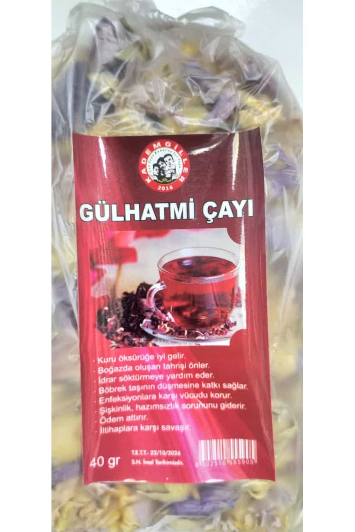 Kademgiller Gülhatmi çiçeği 40 gr