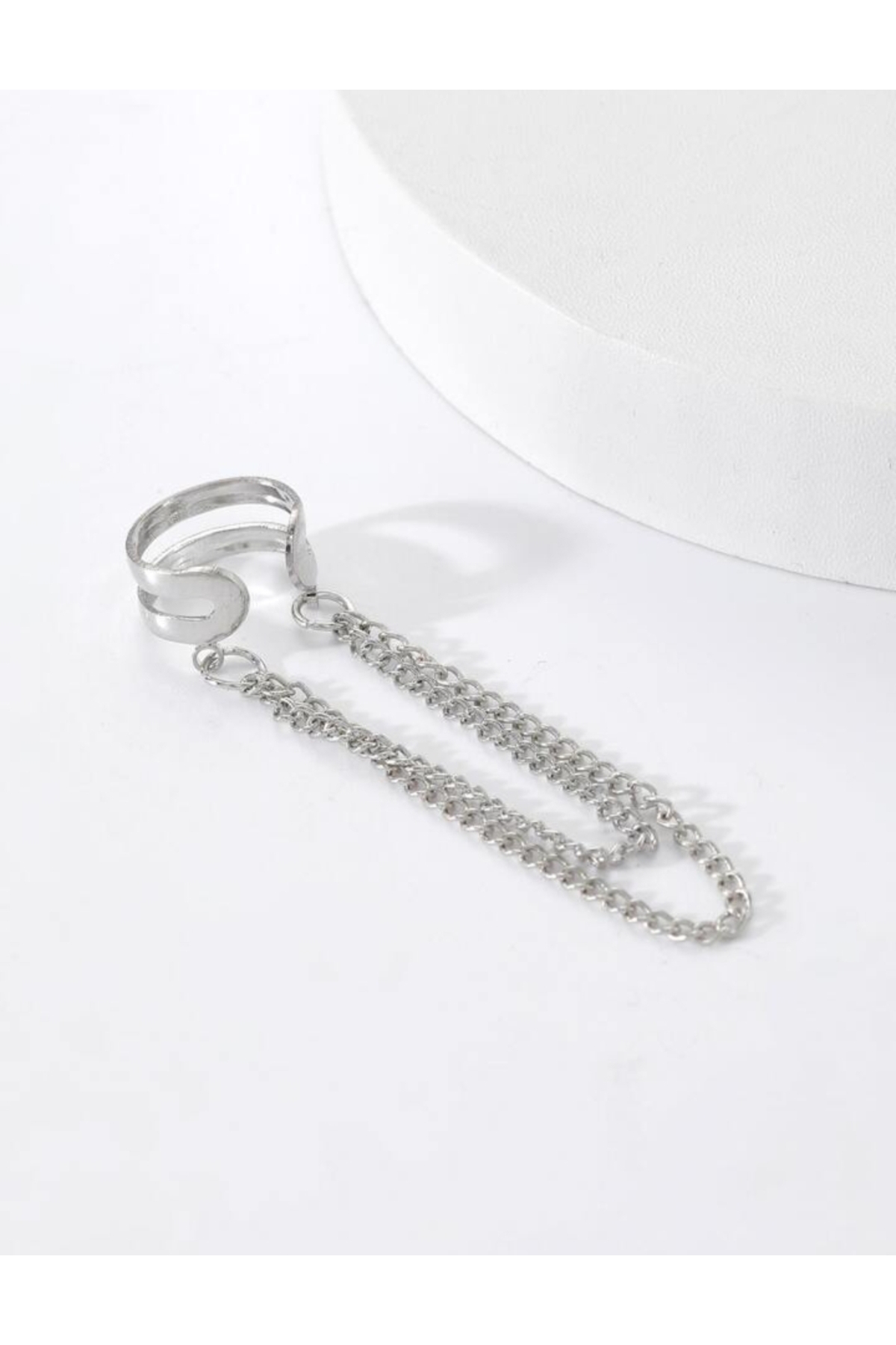 Deliksiz Kıkırdak Küpe, Ear Cuff Kadın Küpe 2