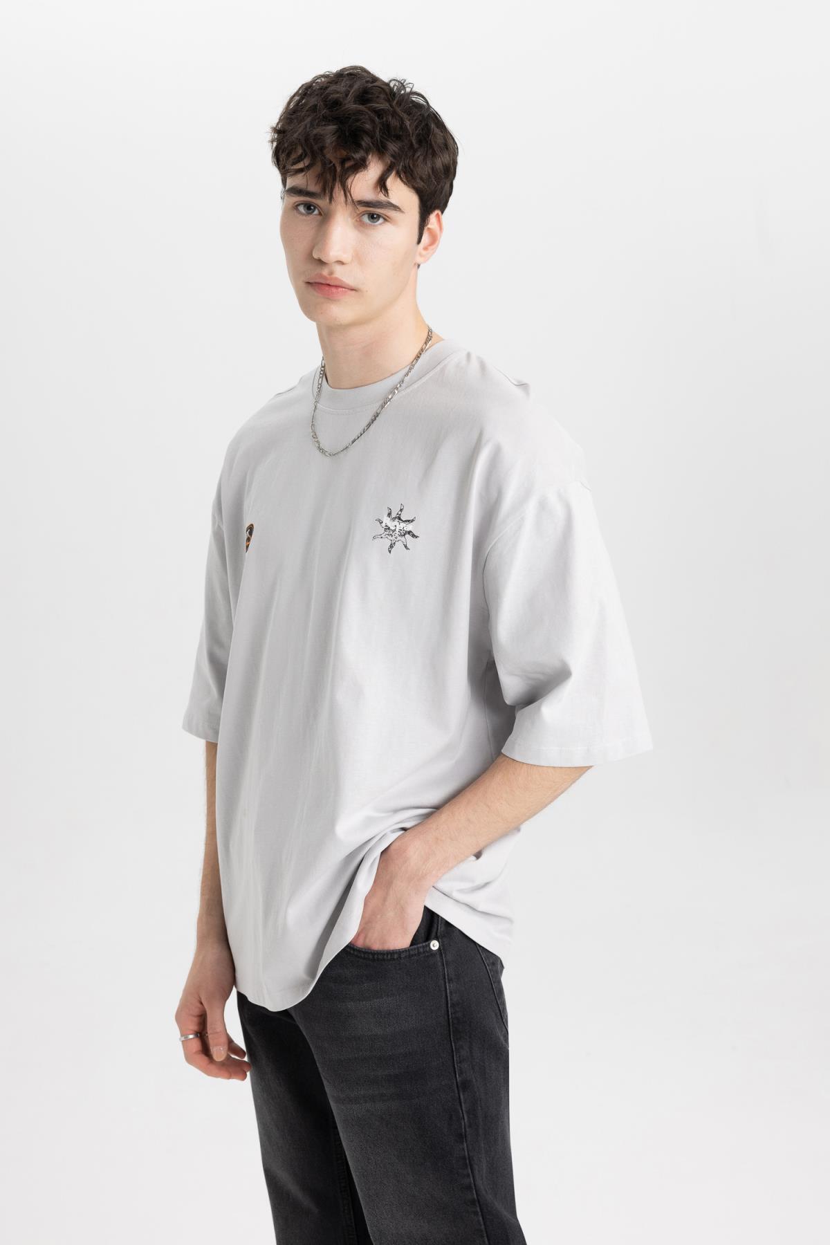 تی شرت مردانه دفاکتو | B8950AX24SM Defacto - Image 5