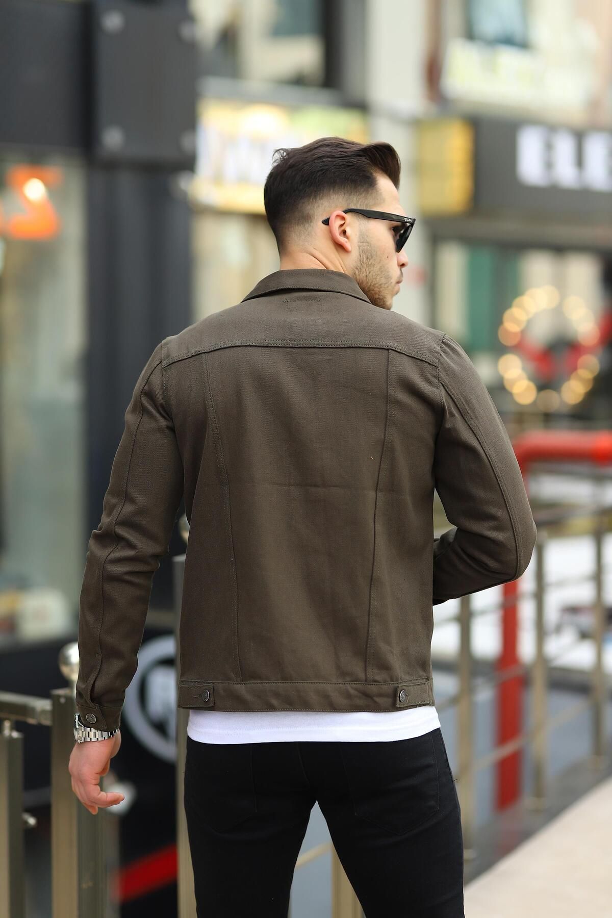 Dark outlet khaki jacket