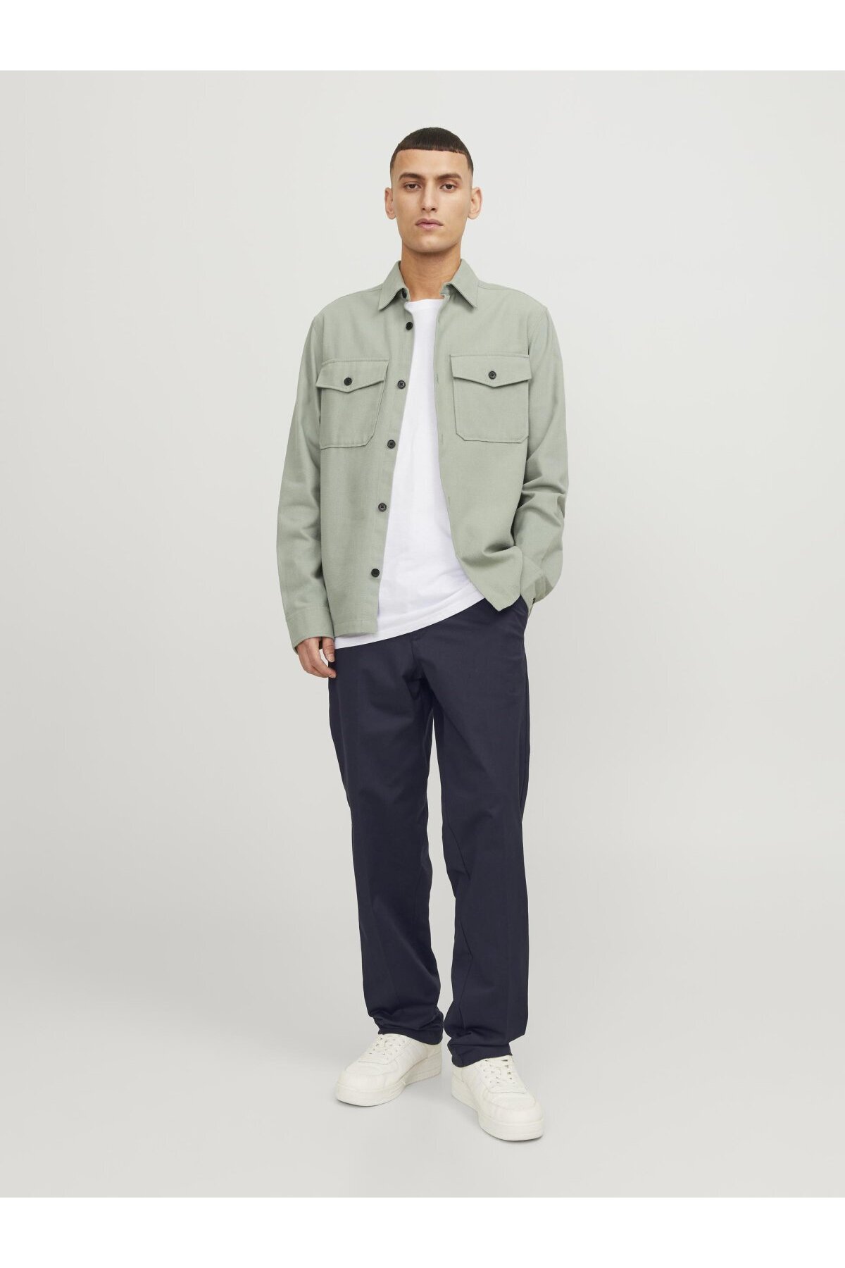 شلوار مردانه آبی سرمه ای Jack & Jones | 12253083 اورجینال - تصویر 3
