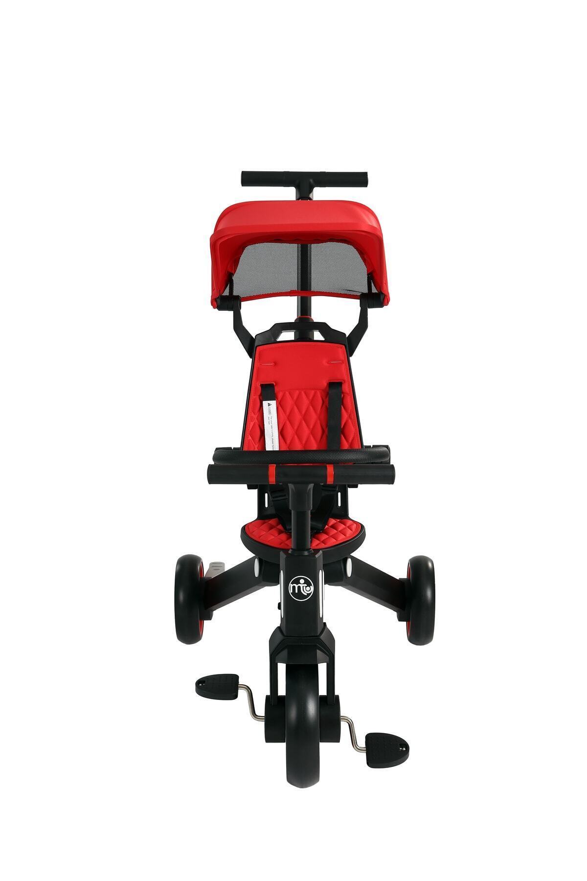 Maxi Taxi Easy Trike Ebeveyn Kontrollü Bisiklet Kırmızı fotoğrafı 7 (önizleme)