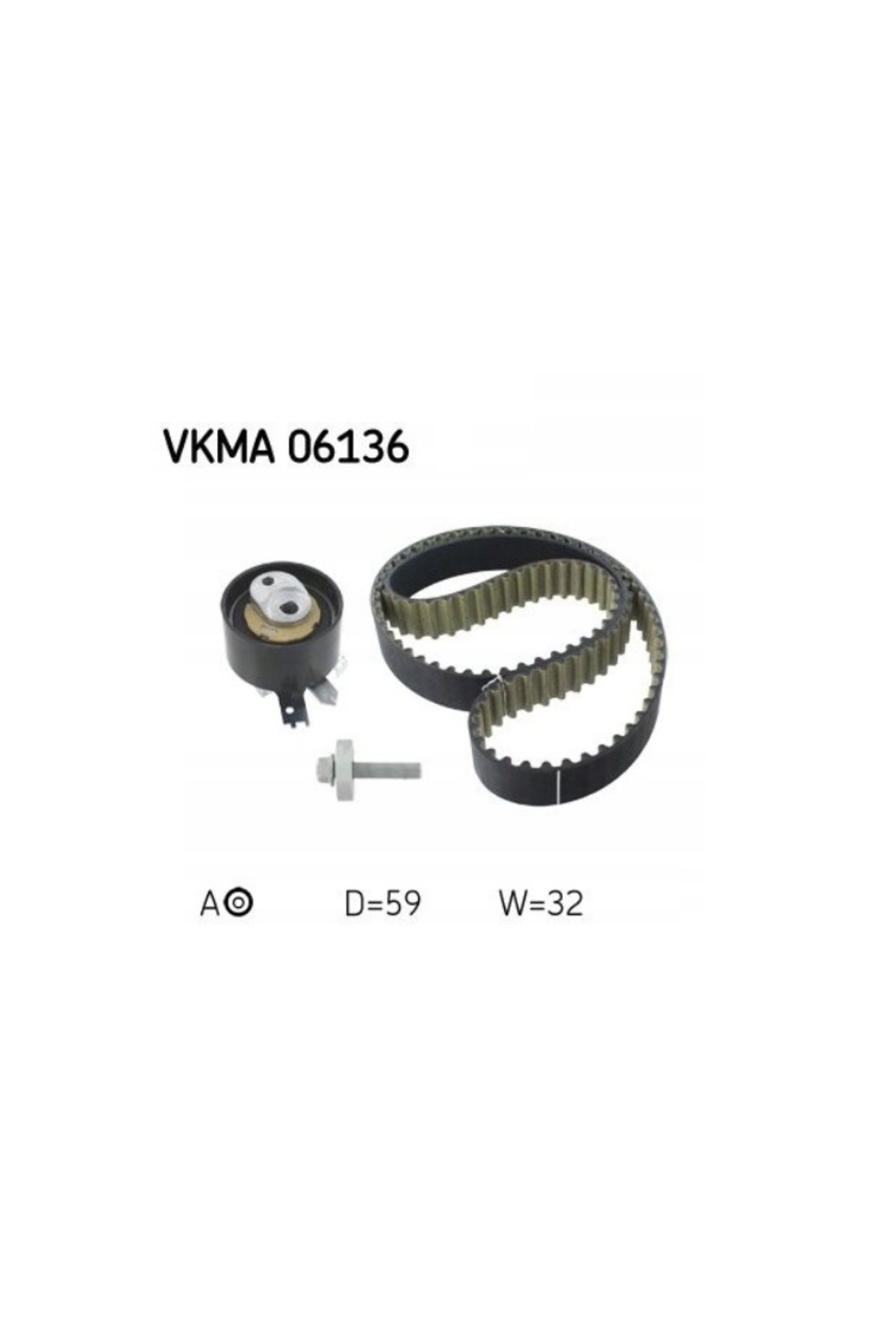 SKF VKMA 06136 Triger Kayış Seti