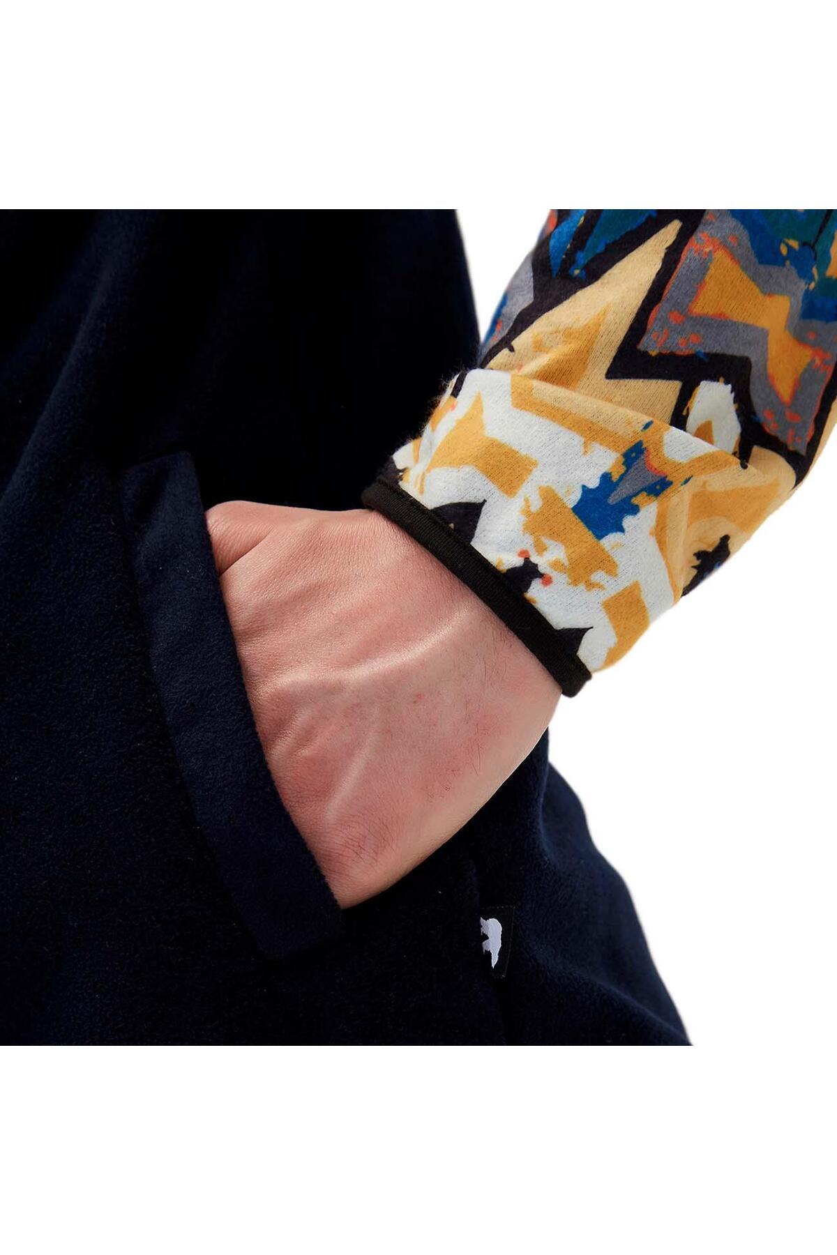 سویشرت مردانه آبی بد بیر | 210221007-BLU اورجینال - تصویر 4