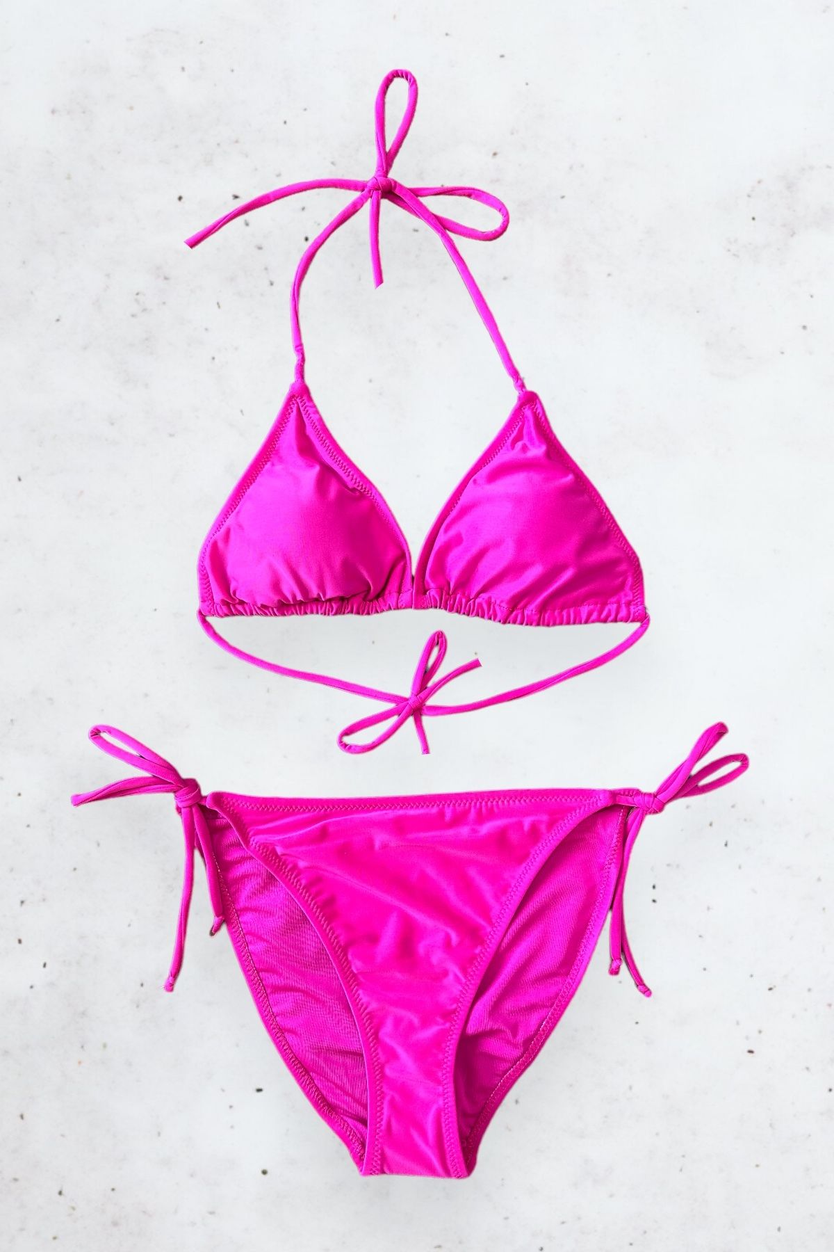 Nilmay mayo Women s Triangle String Bikini Set Trendyol