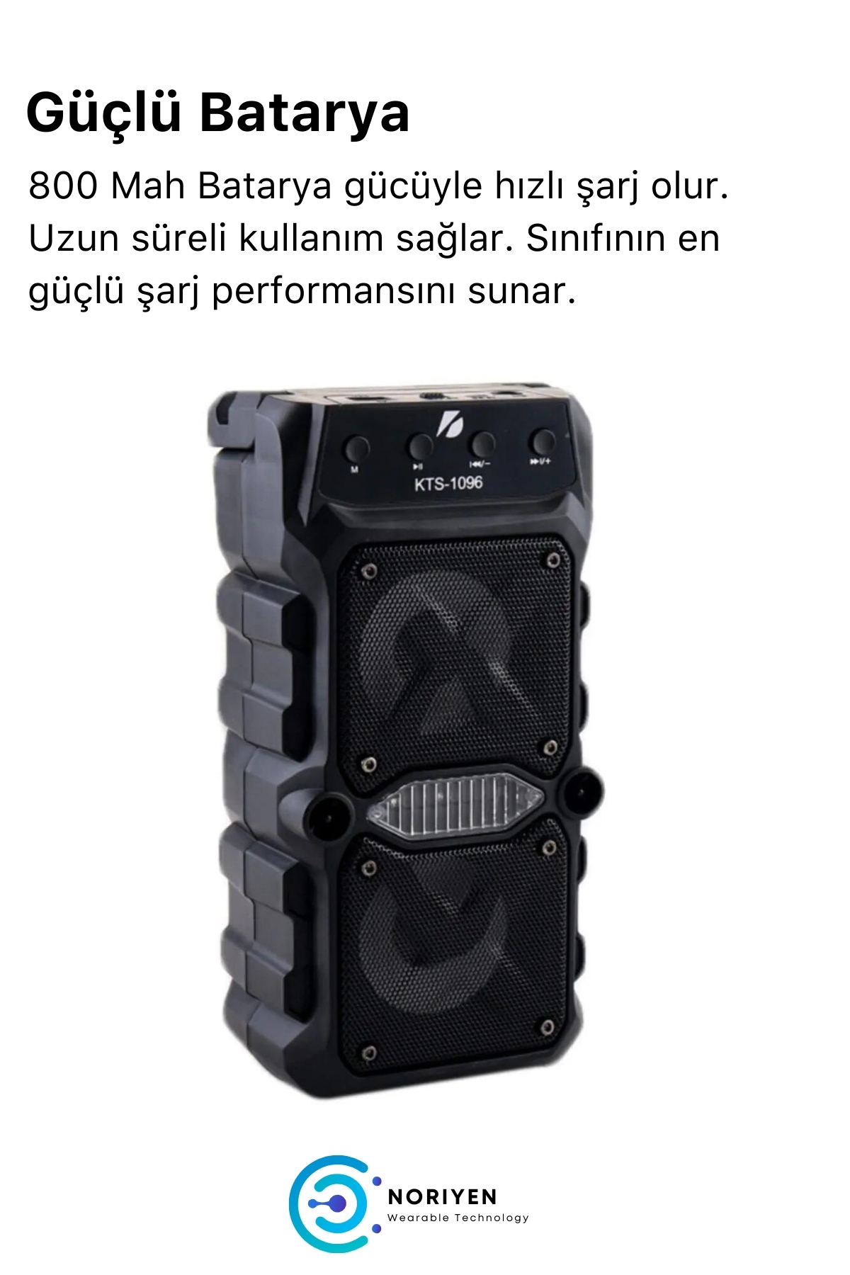 Noriyen Premium Serisi HD Sound Parti Hoparlörü Bluetooth Ses Bombası ...