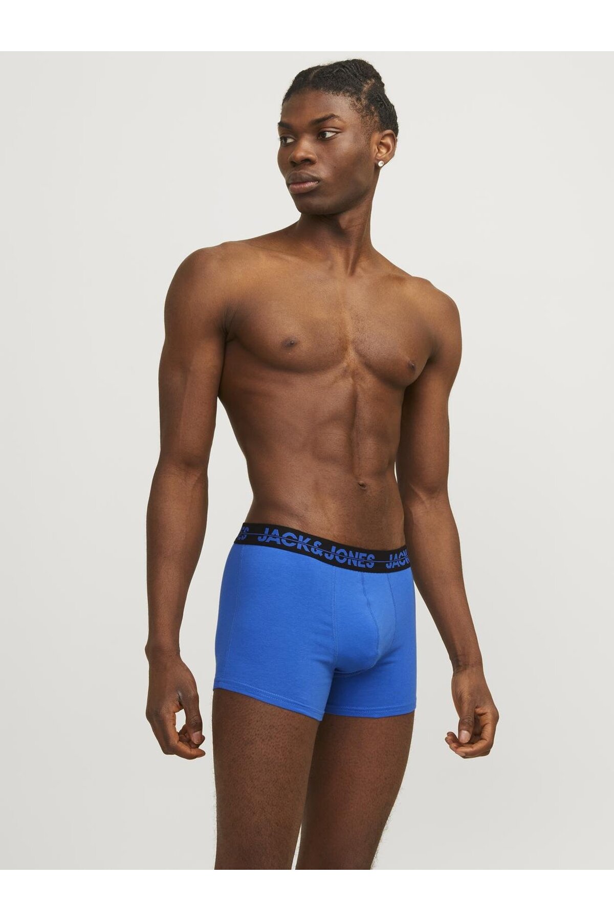 باکسر مردانه آبی Jack & Jones | 12251418 اورجینال - تصویر 8