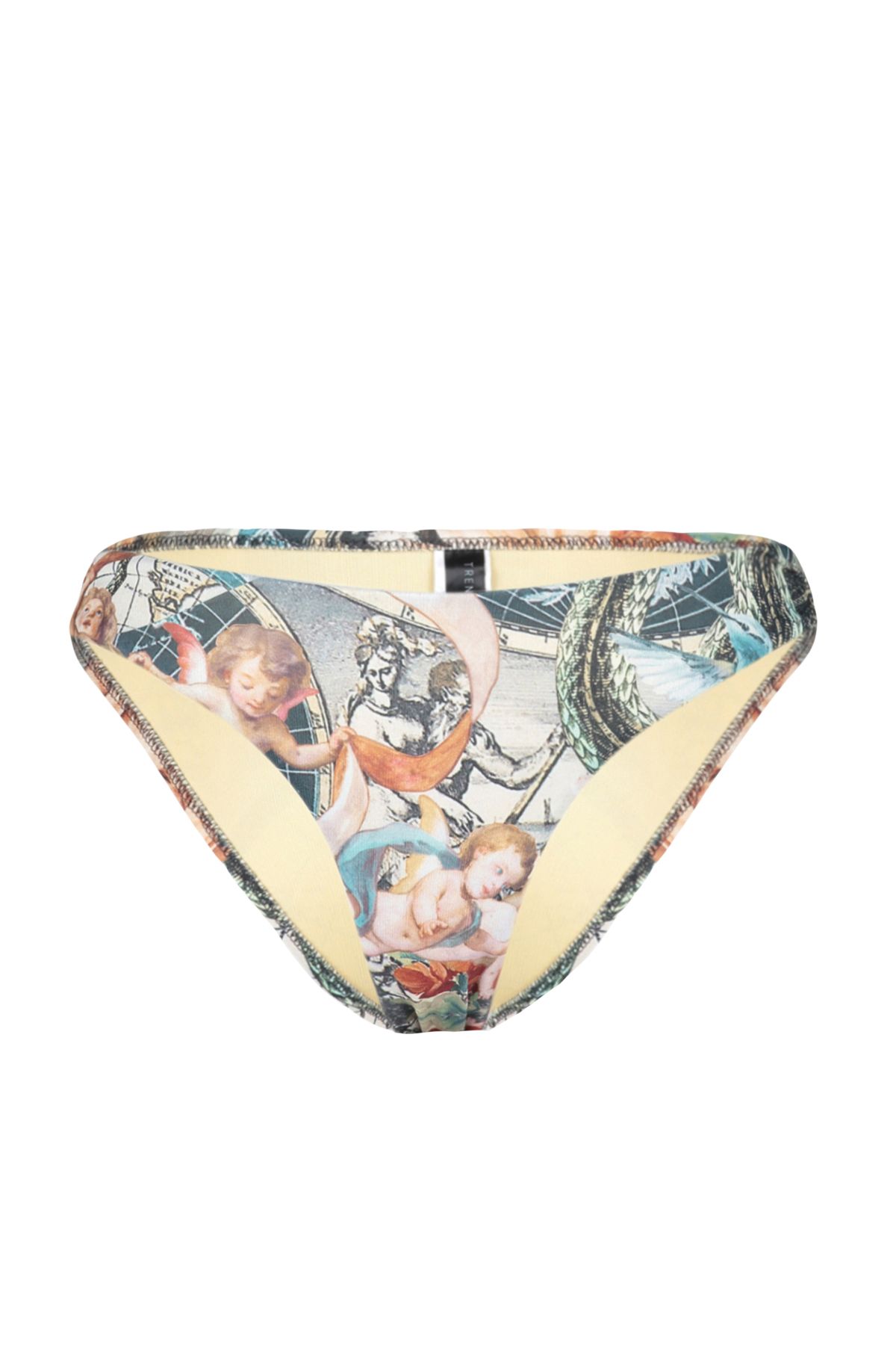 Trendyol Collection-Regular Fit Ethnic Patterned Bikini Bottom - Tbess22Ba0306 10