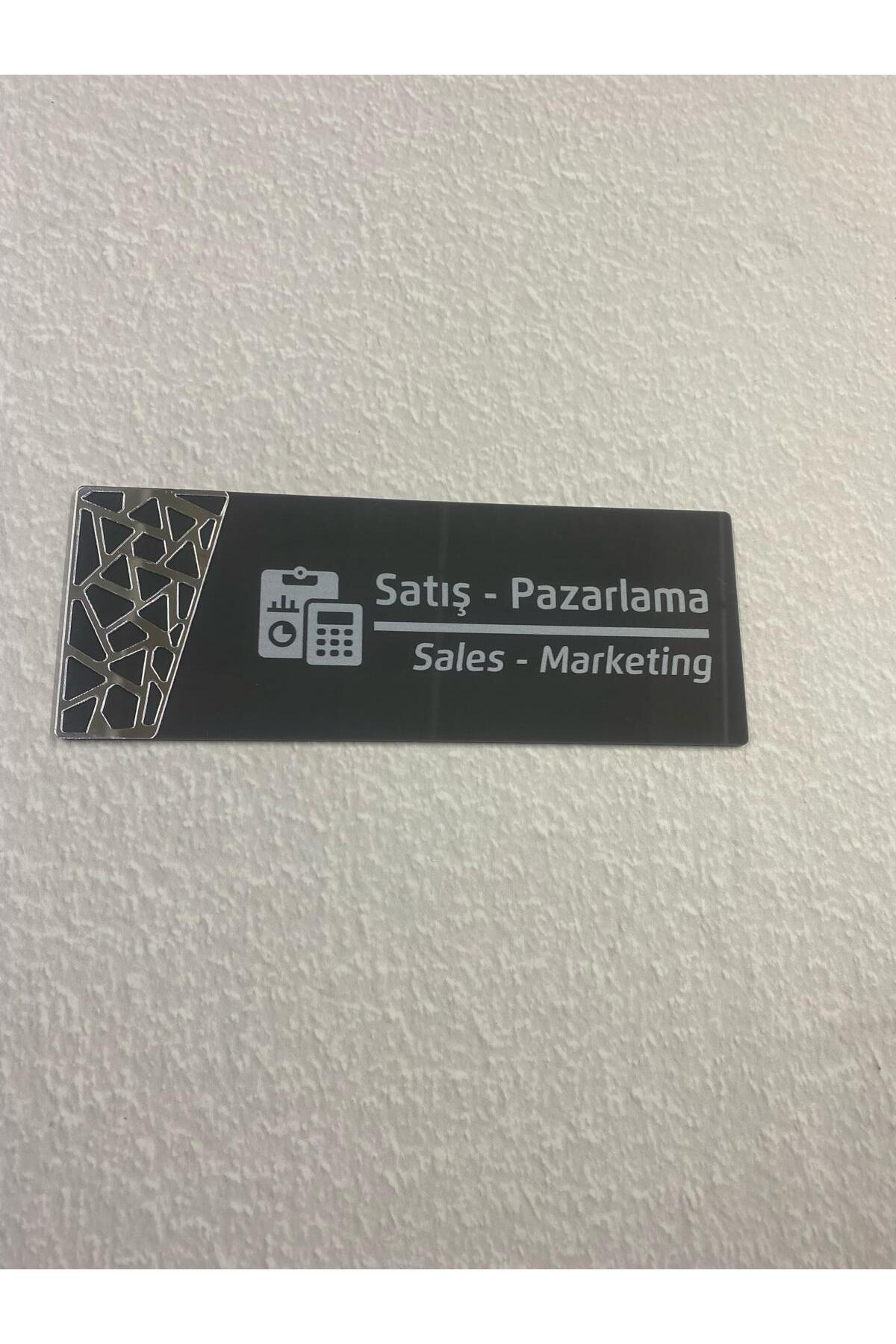 Dekokonsept Antrasit Silver Pattern Seri (SATIŞ PAZARLAMA) Ofis Kapı ...