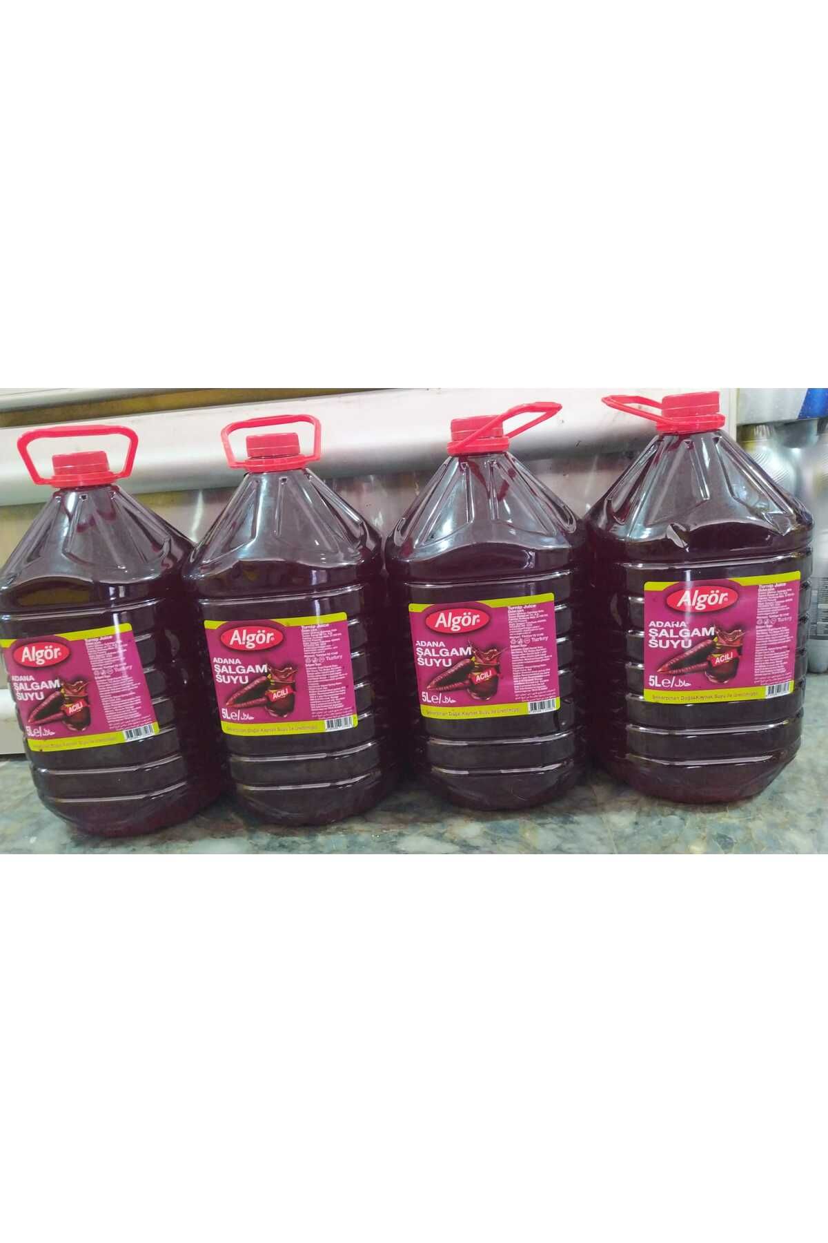 ALGÖR Şalgam Suyu 4X5 Lt 4 Adet 1 KOLİ