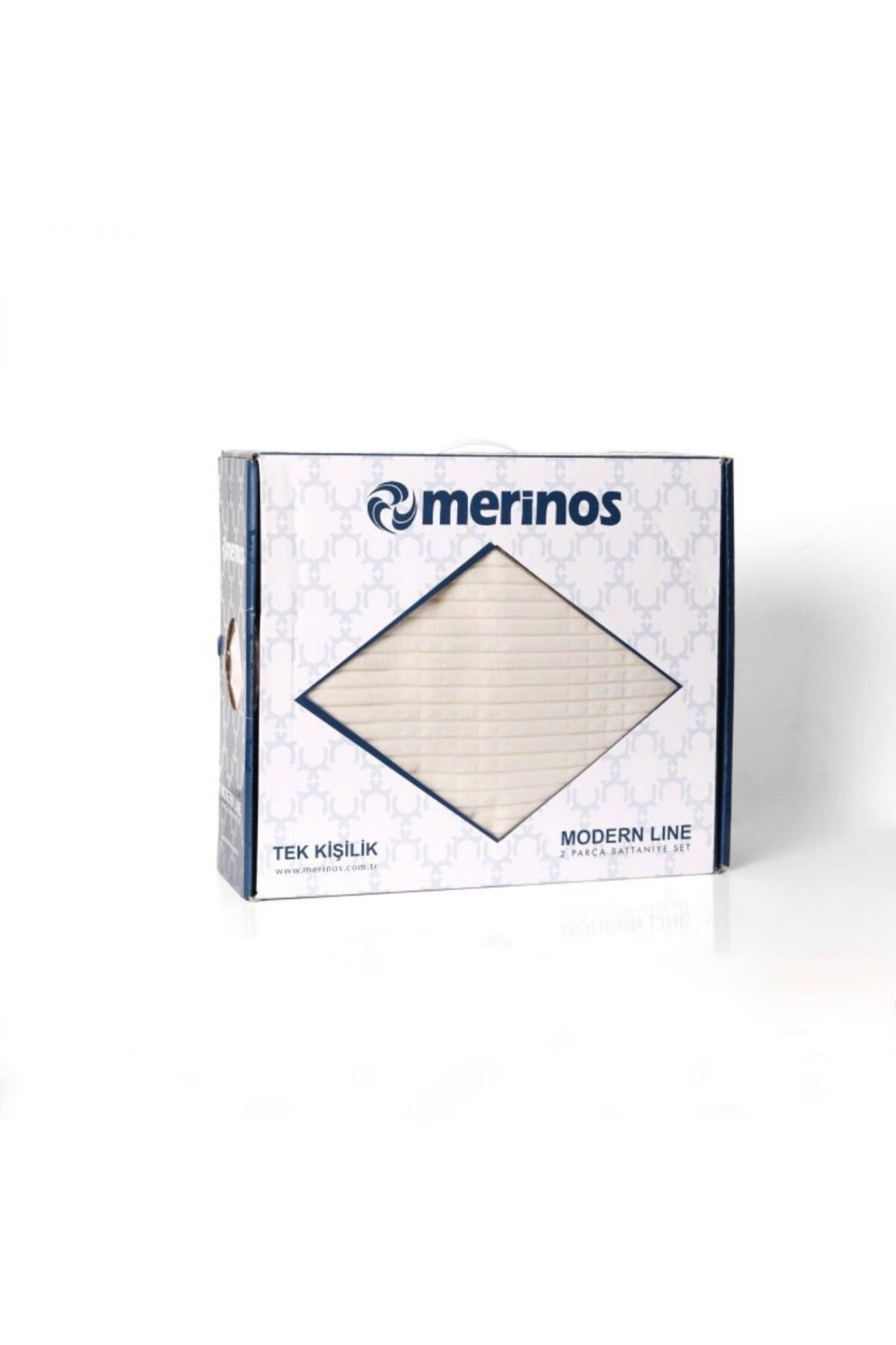 Merinos-Modern Line Cream Single Bedspread Set 3
