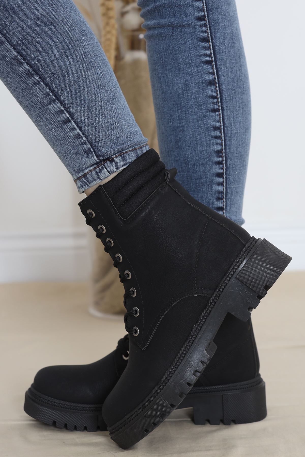 Erdem Ankle Boots Multicolor Block Trendyol