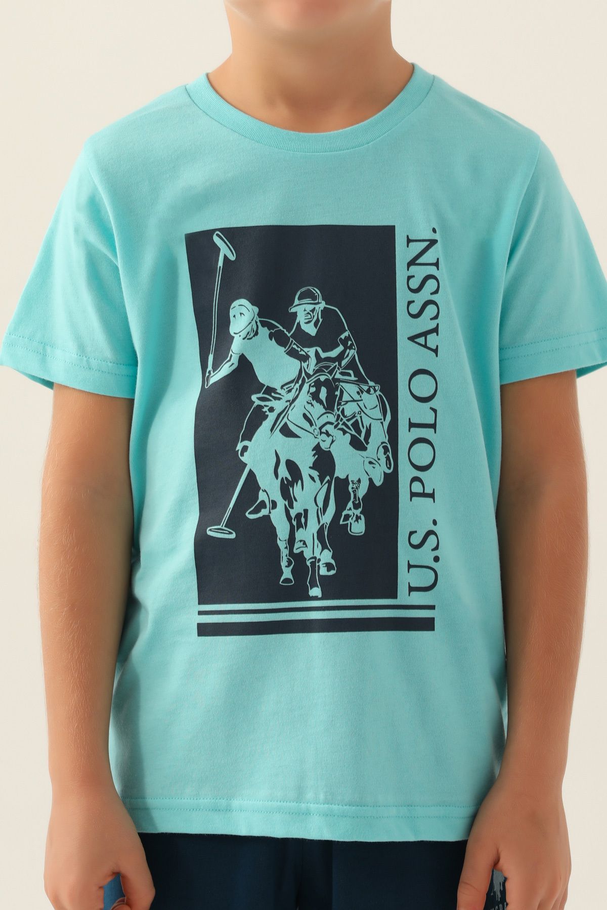 U.S. Polo Assn.-Set de imagini de sus și de jos cu licență pentru băiat 4