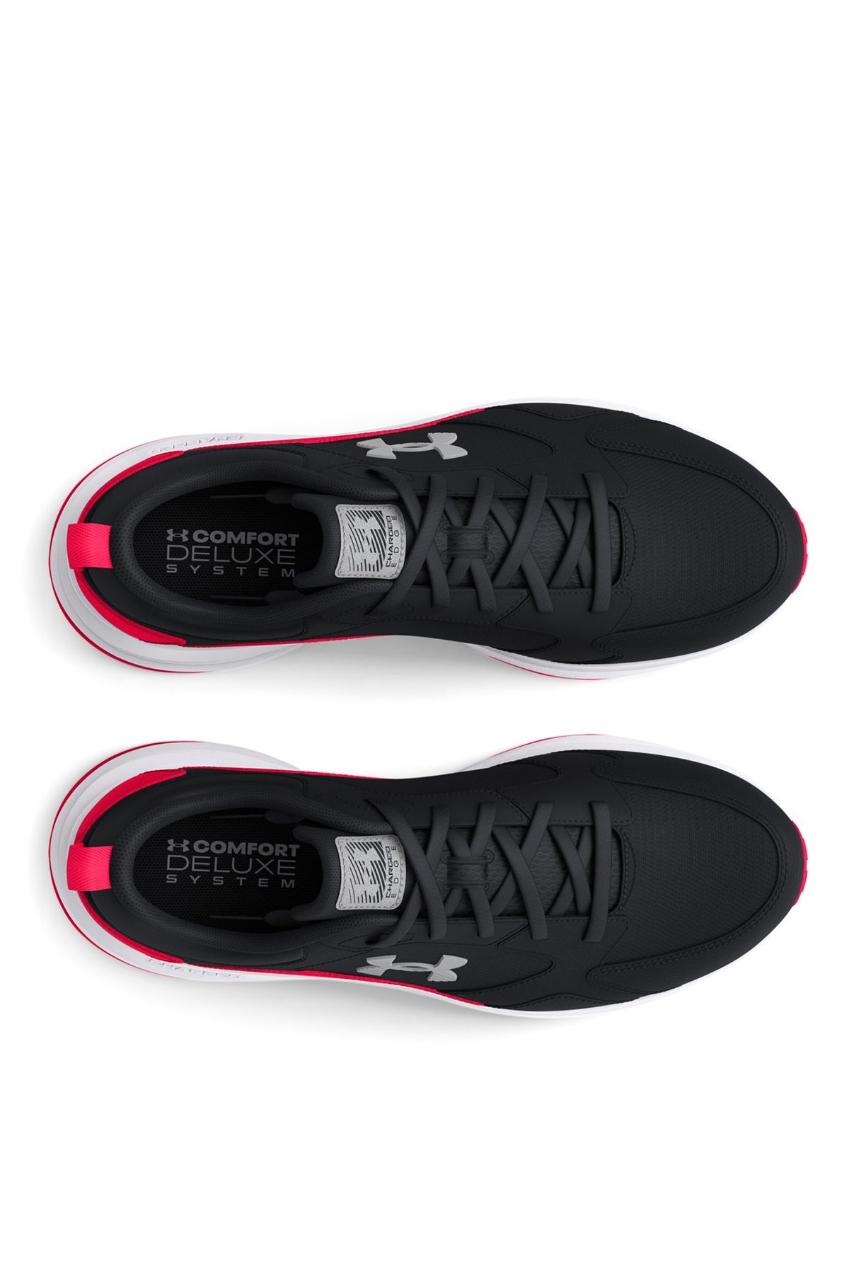 اسنیکر مشکی مردانه کفش های سبک زندگی چرمی سیاه 3026727 001 UA Edge Under Armour