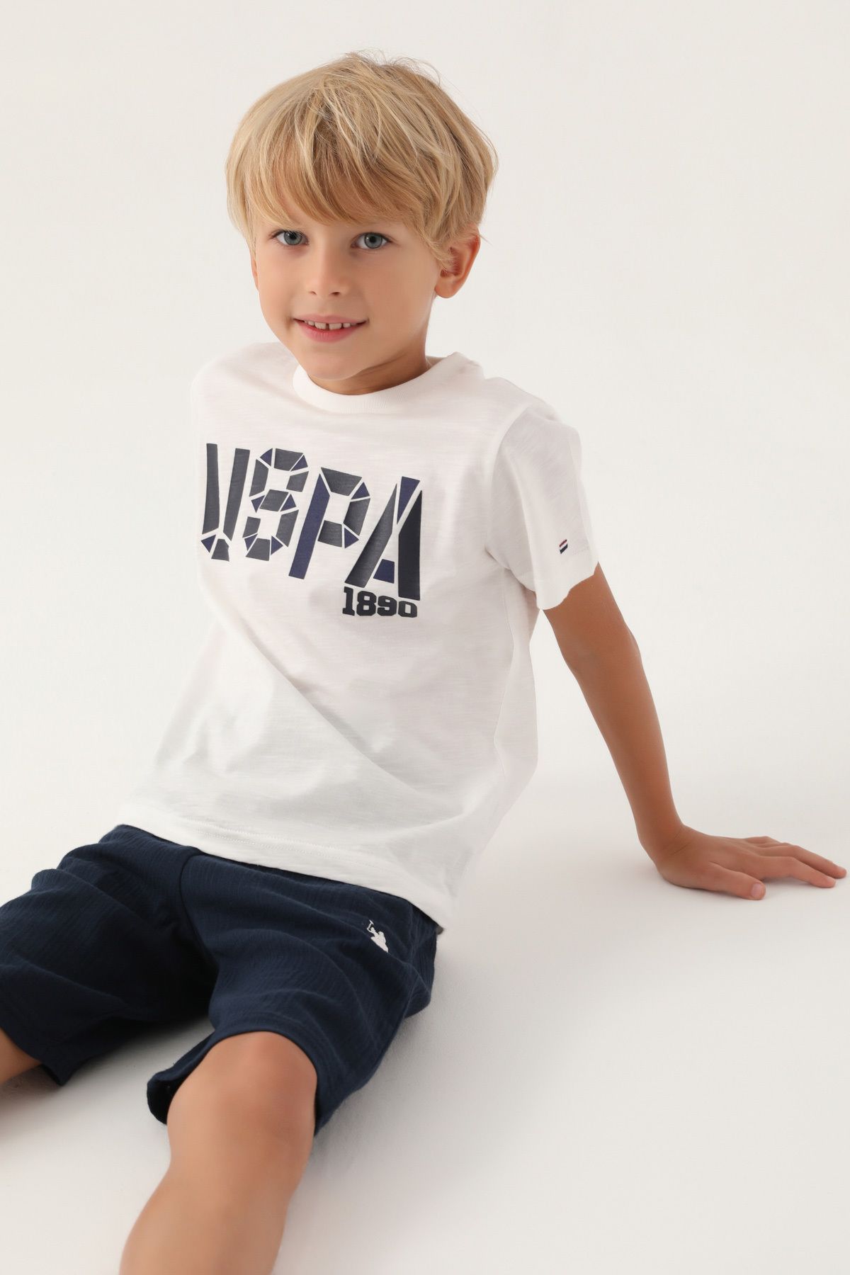 ست پایینی جزئیات هارمونی پسرانه U.S. Polo Assn.